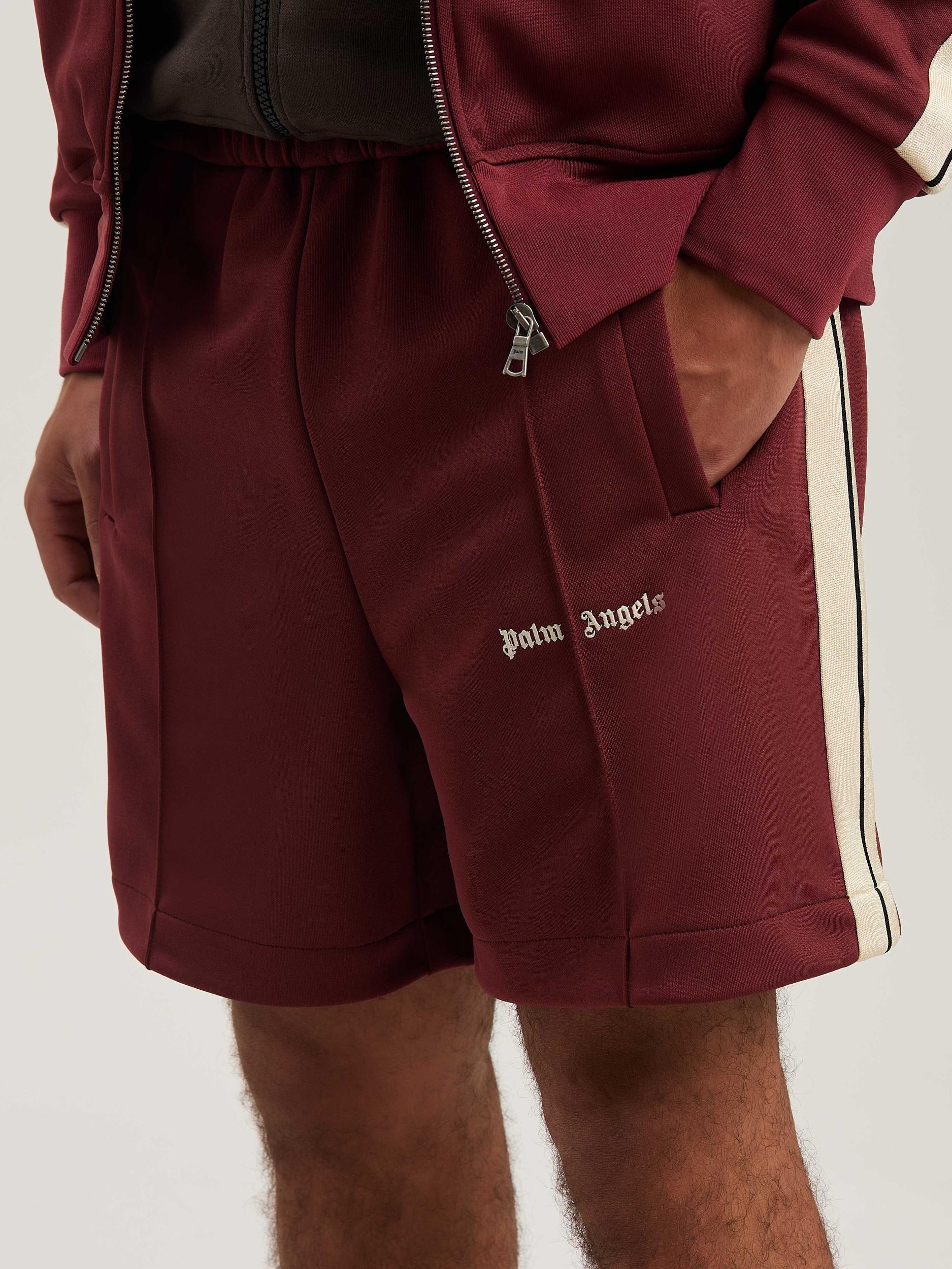 CLASSIC LOGO TRACK SHORTS BURGUNDY - OFF Product Image