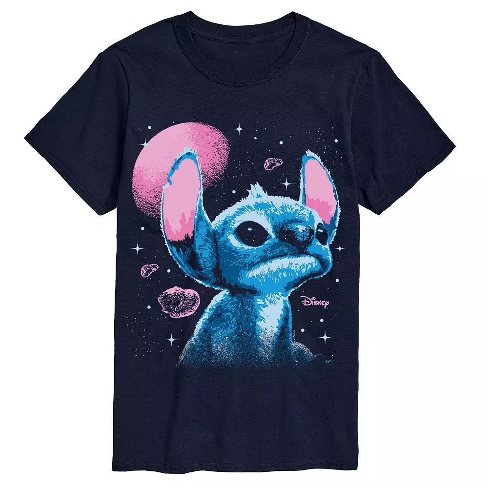 Disney's Lilo & Stitch Live Action Big & Tall Space Graphic Tee, Men's,  Product Image