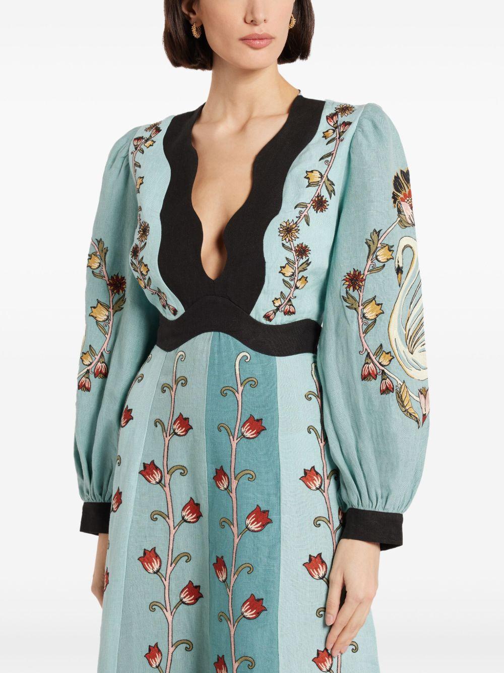 Flowing Beauty midi dress Product Image