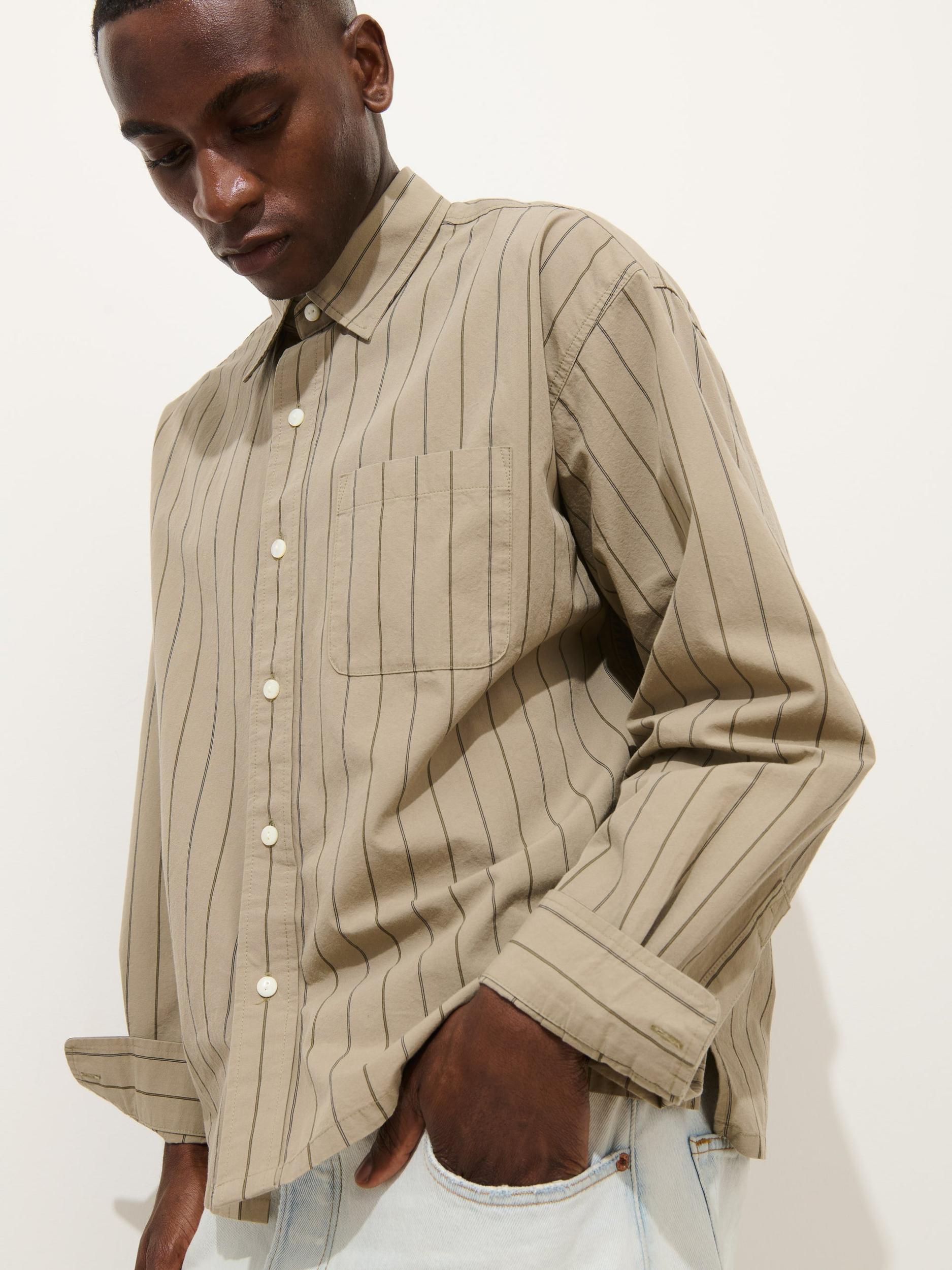 Franklin St Striped Shirt In Cotton Product Image