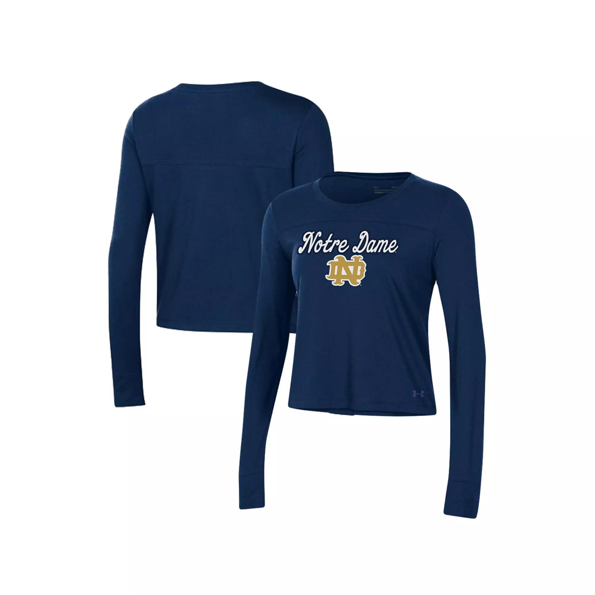 Women's Under Armour Cardinal South Carolina Gamecocks Vault Cropped Long Sleeve T-Shirt,  Product Image