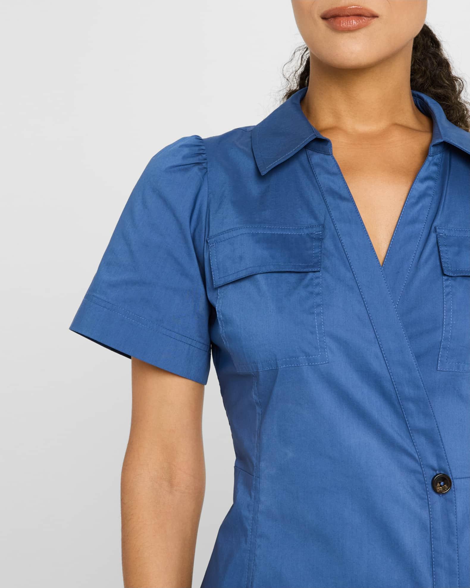 Cooper Flutter-Sleeve Mini Wrap Dress Product Image