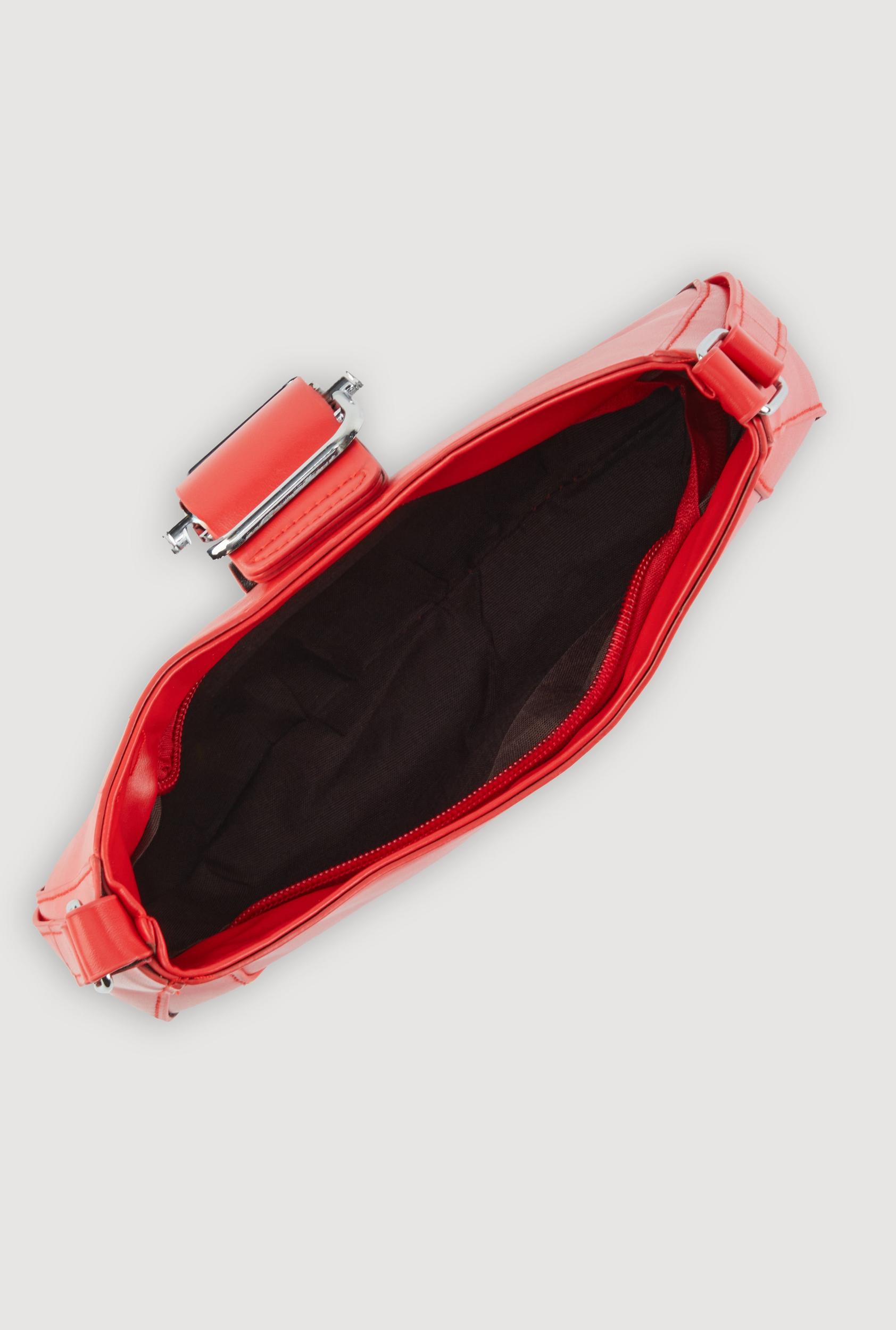 Womens Buckle Detail Shoulder Bag Product Image