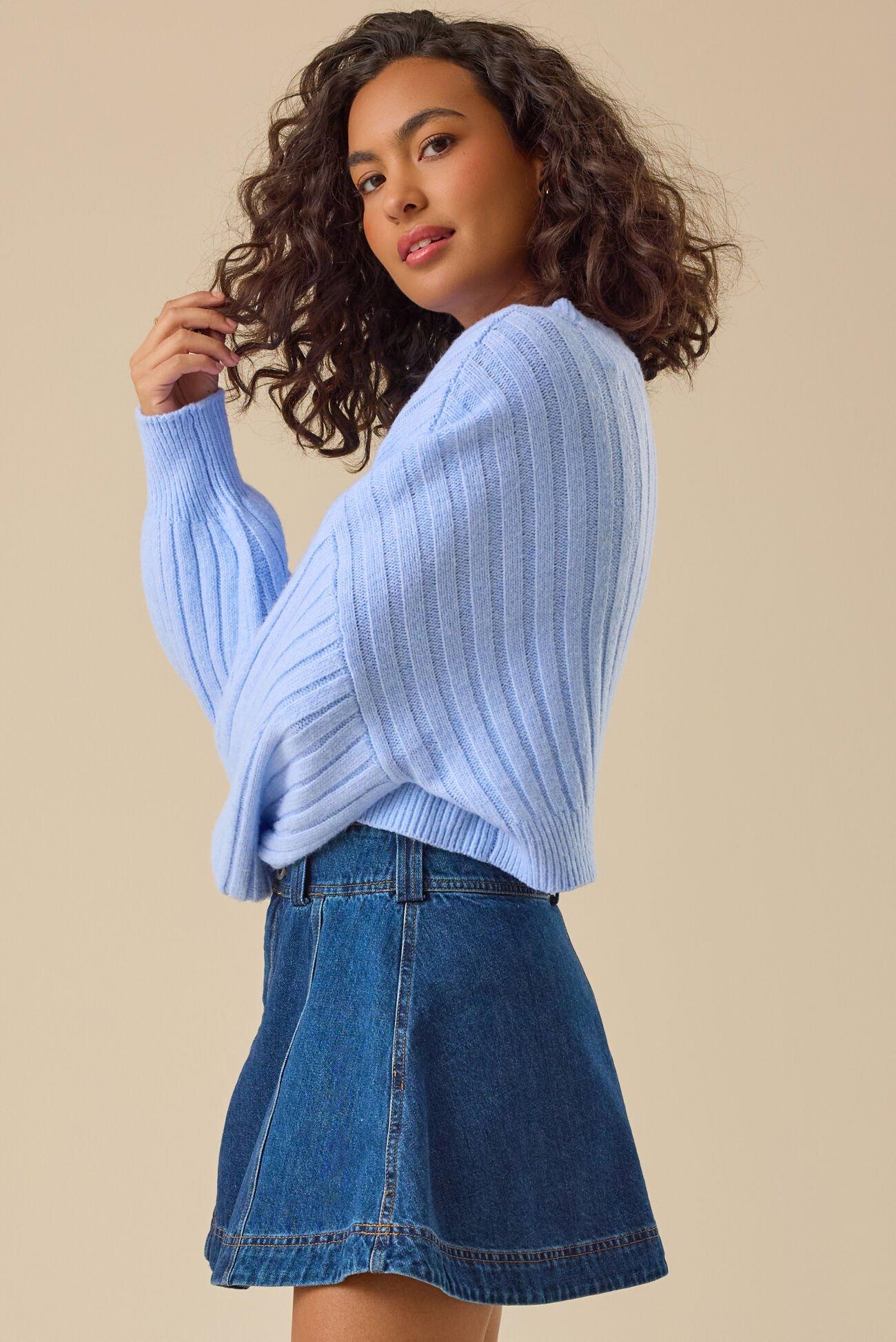 Amber Cropped Sweater Product Image