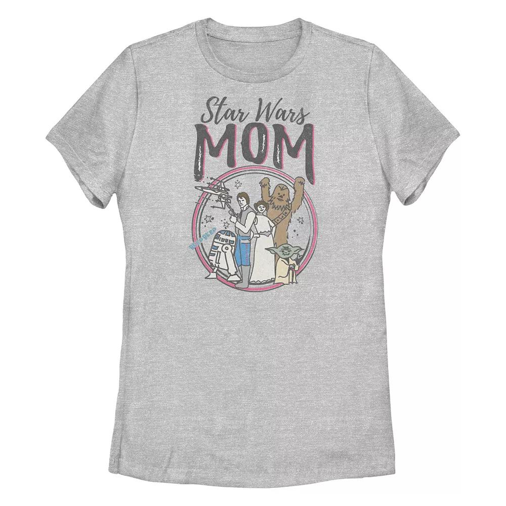 Women's Star Wars Mom Character Collage Graphic Tee,  Product Image