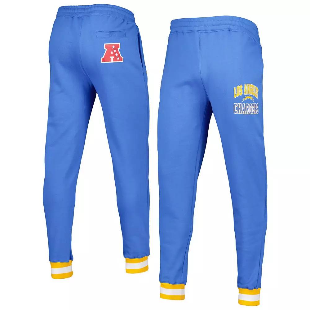 Men's Starter Powder Blue Los Angeles Chargers Blitz Fleece Jogger Pants,  Product Image