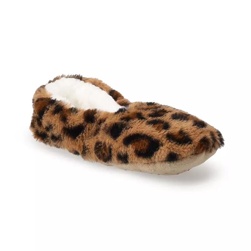 Women's Cozy Soft Faux Fur Ballerina Slipper Socks,  Product Image