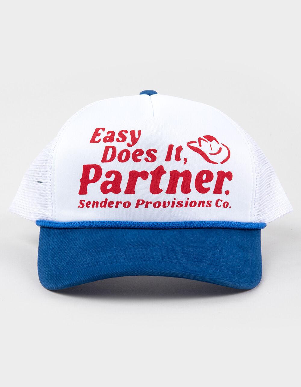 SENDERO PROVISIONS CO. Easy Does It Trucker Hat - WHILE/MULTI Product Image