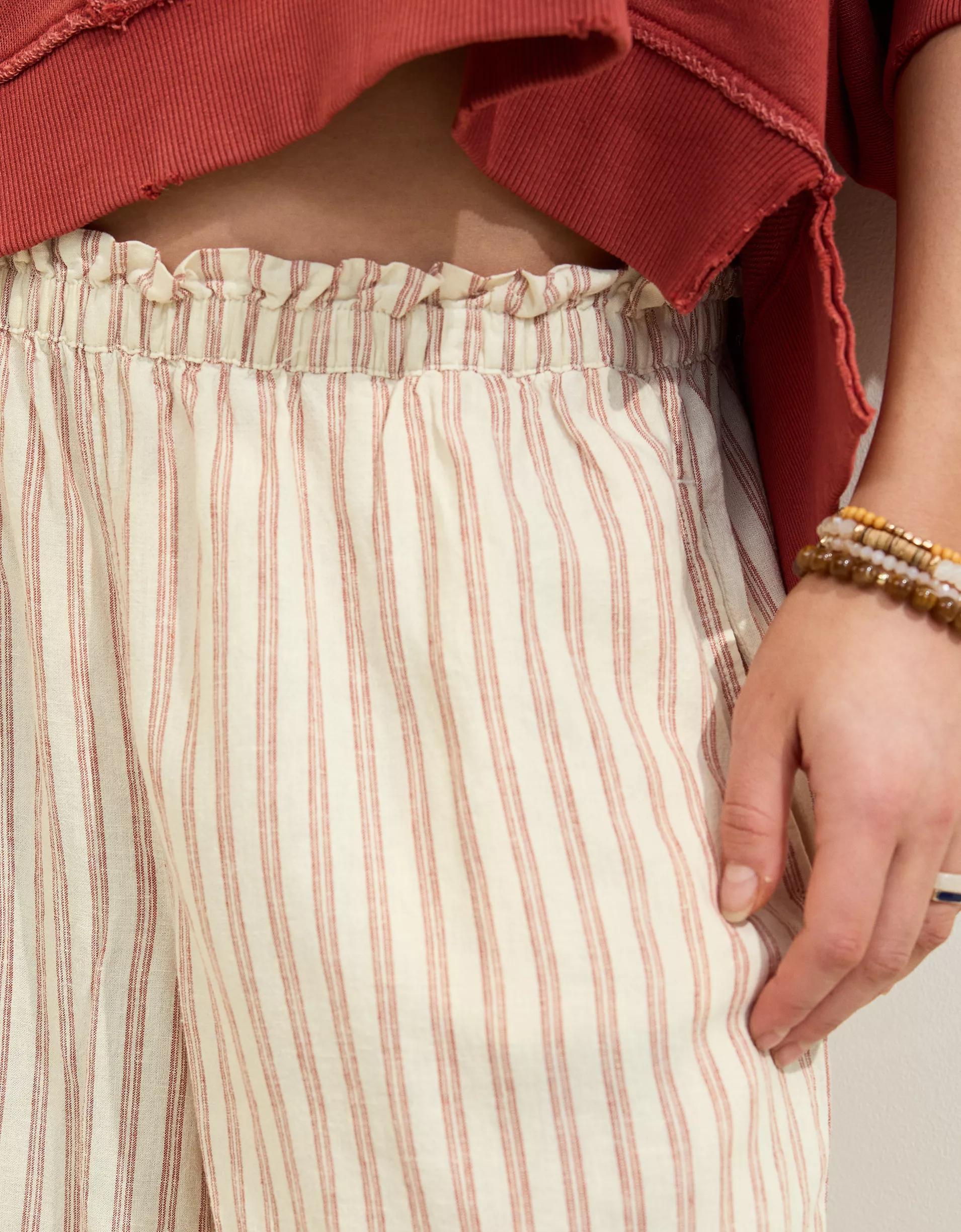 Aerie Linen Blend Trouser Product Image