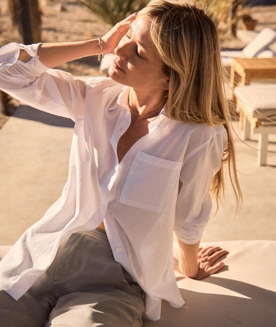 Abbey Relaxed Button Down Product Image
