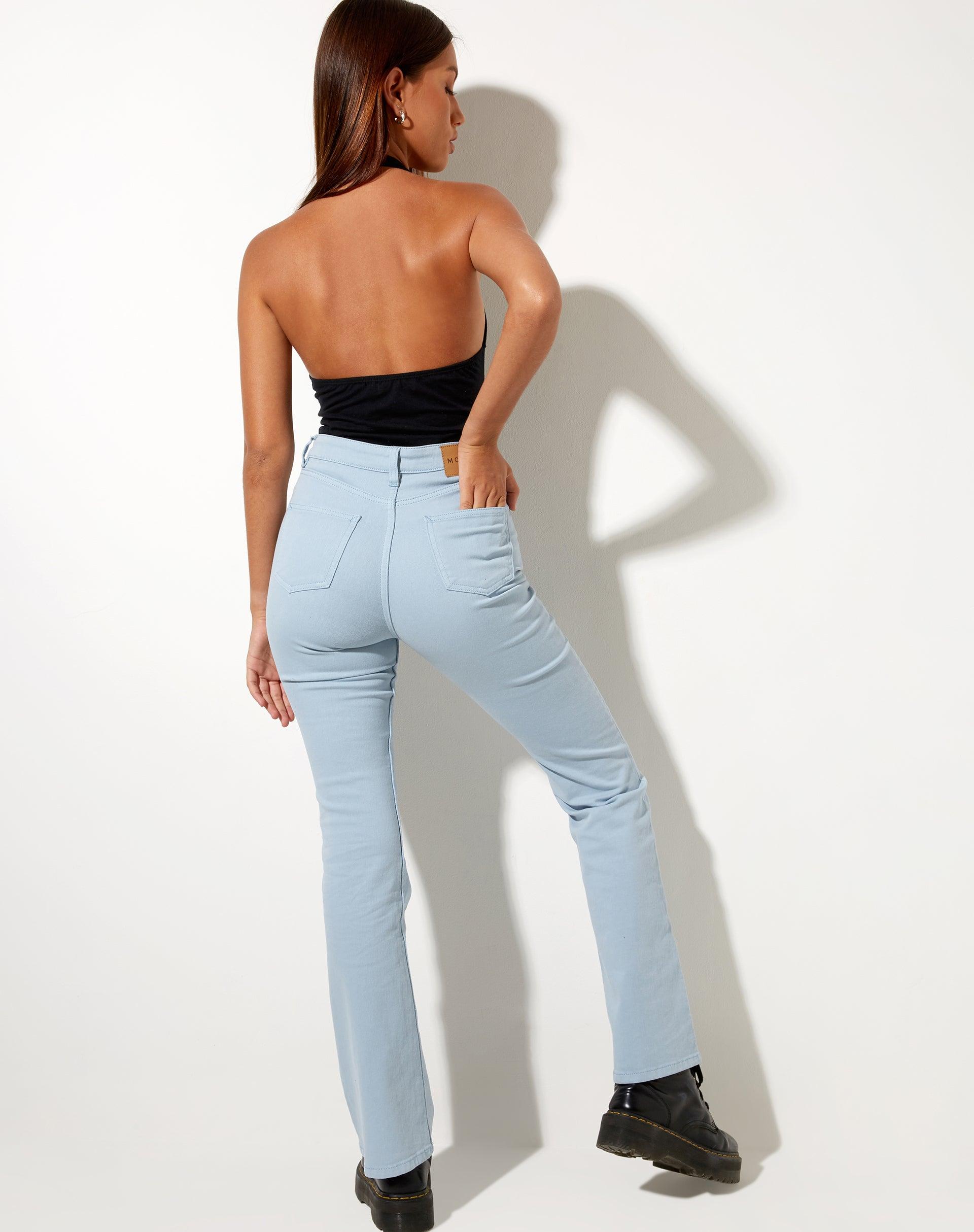 Jarisya Cutout Top in Lycra Black Product Image