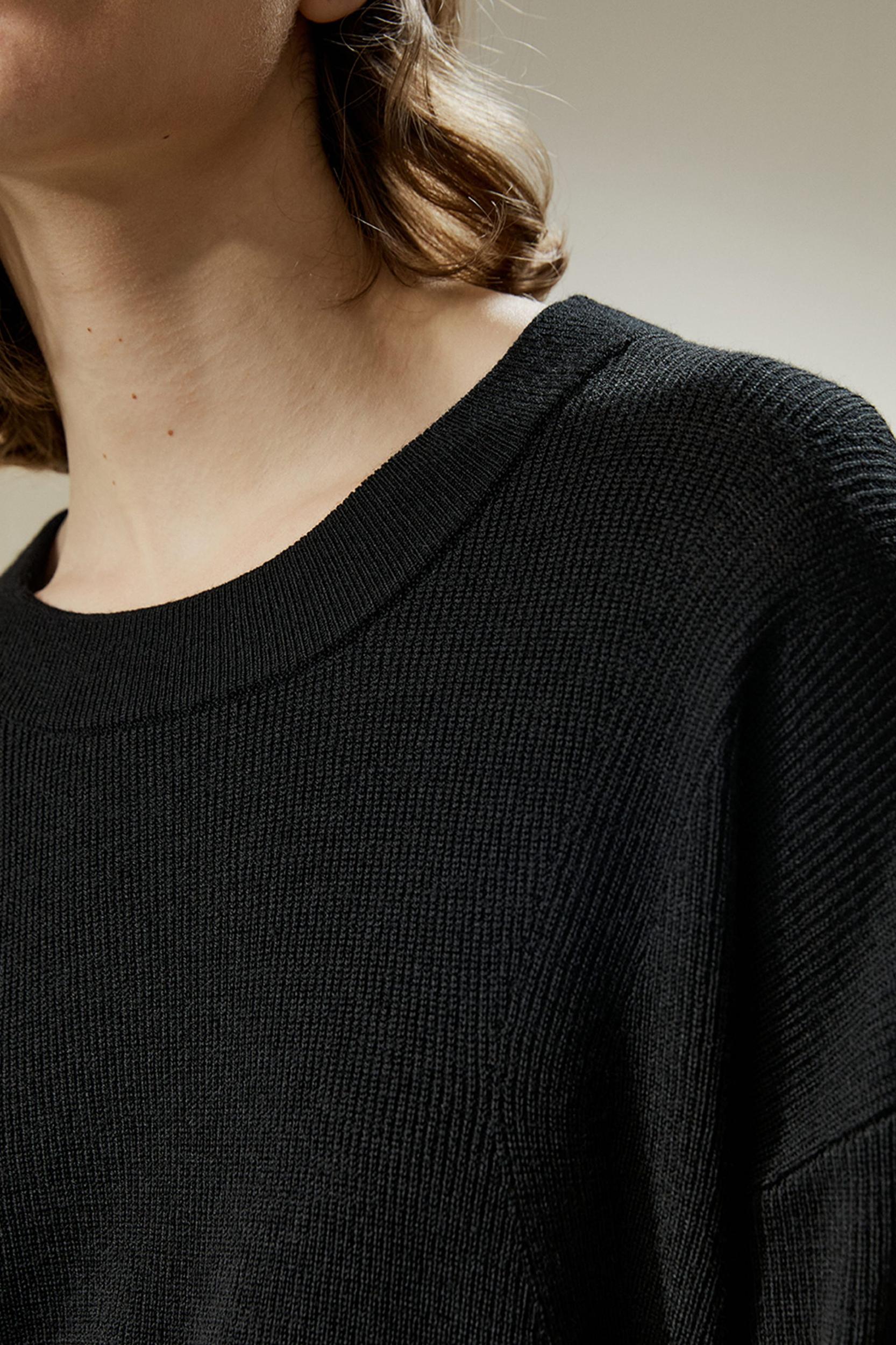 Ultra-fine Merino Wool Crewneck Sweater Product Image