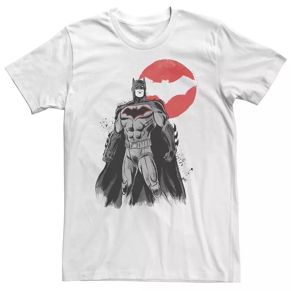 Big & Tall DC Comics Batman Sun Logo Tee, Men's,  Product Image