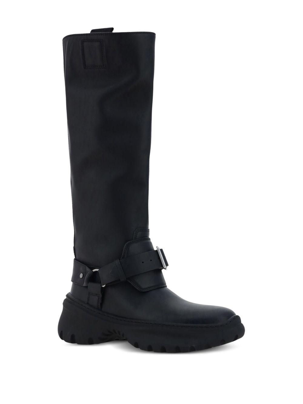 BURBERRY 40mm Lf Stomp High Boots In Black Product Image