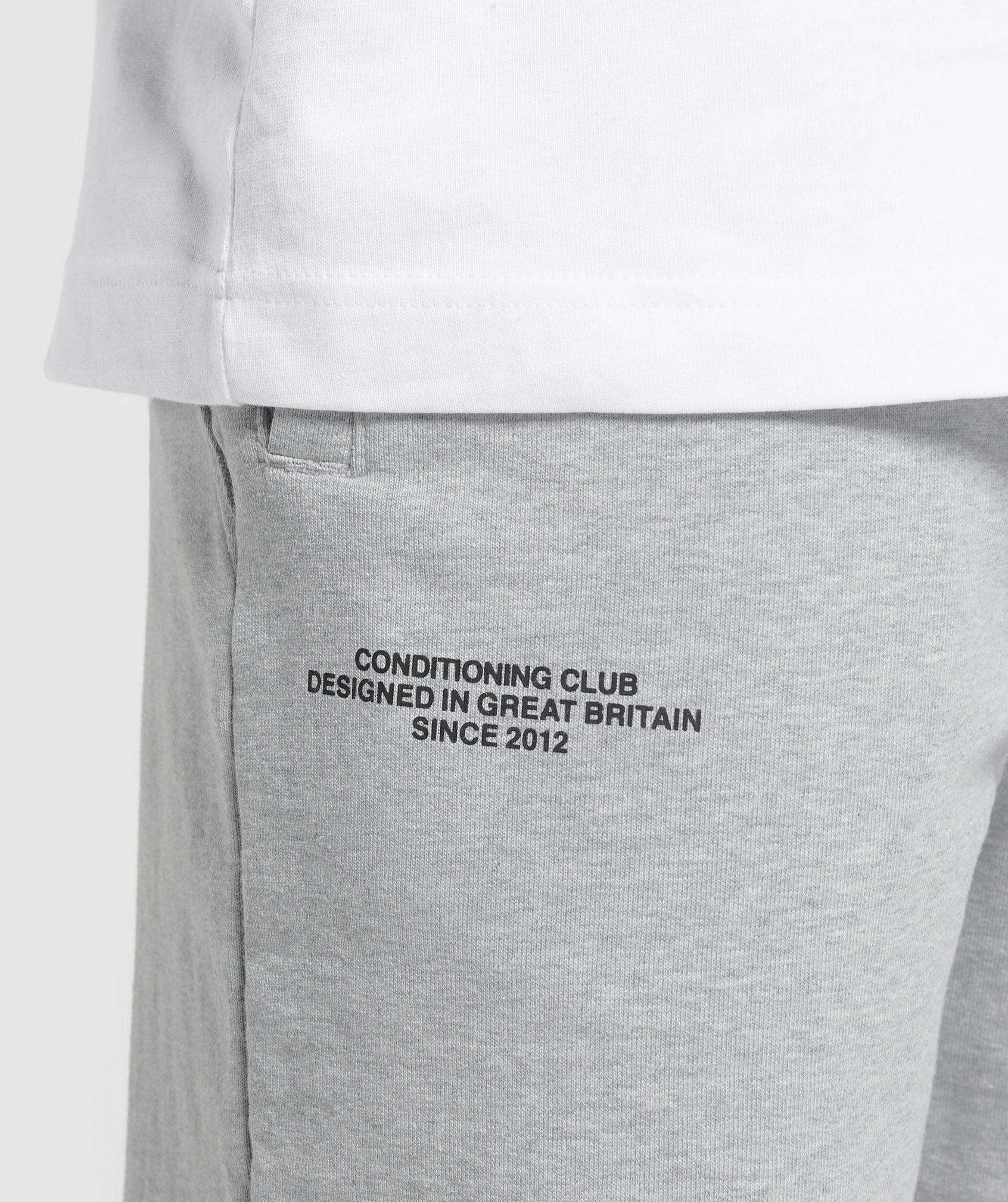 Gymshark Conditioning Club Pant - Light Grey Core Marl Male Product Image