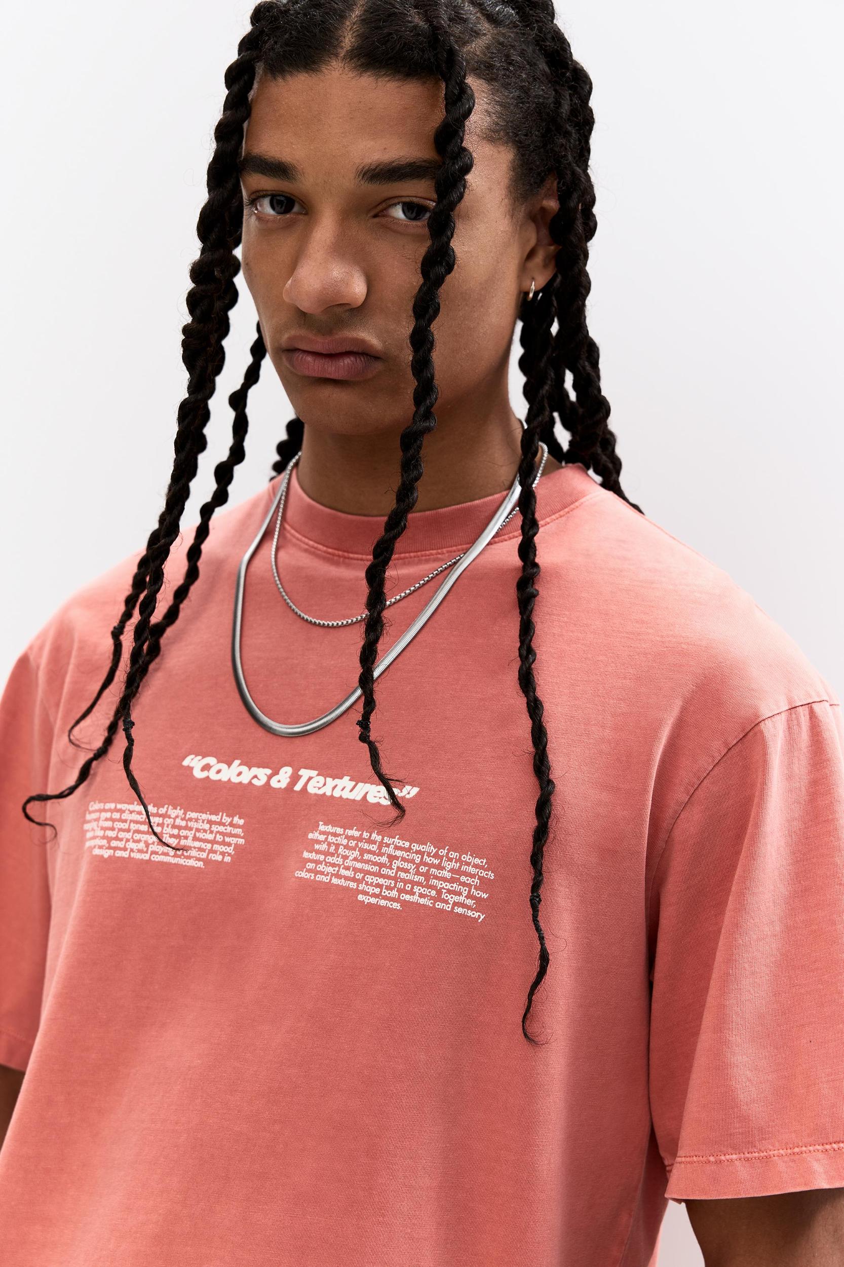 Fruit graphic and slogan T-shirt Product Image