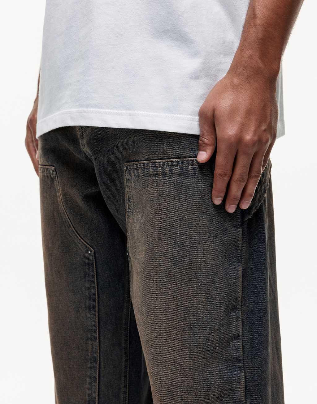 Good For Nothing traipse carpenter jeans in indigo rust wash Product Image