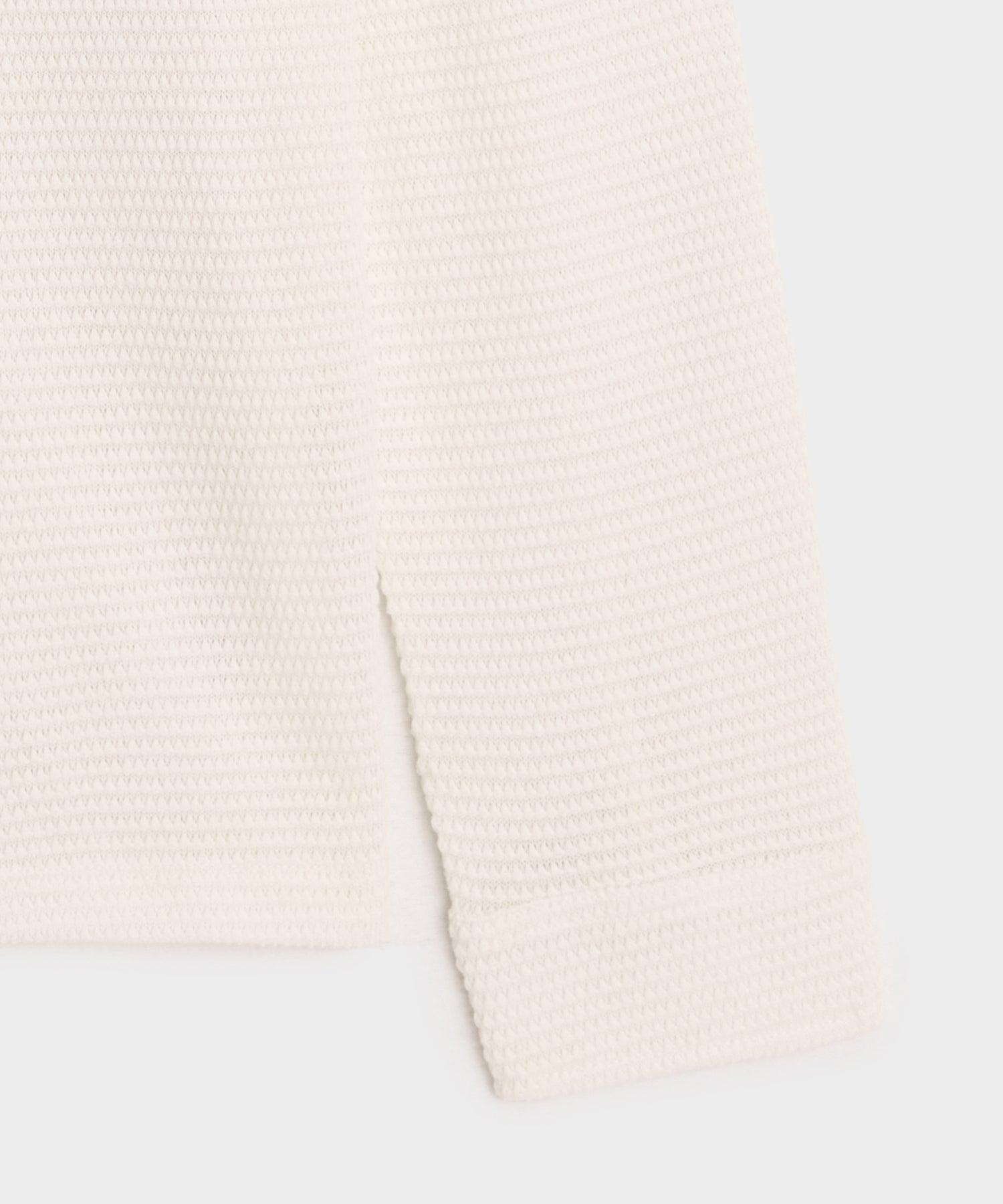 Textured Knit Polo Shirt Product Image