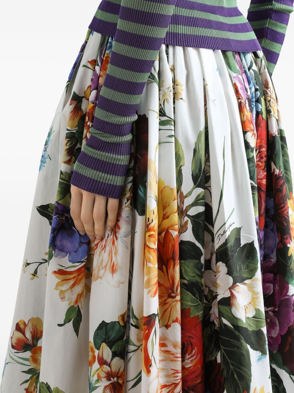 floral-print maxi skirt Product Image