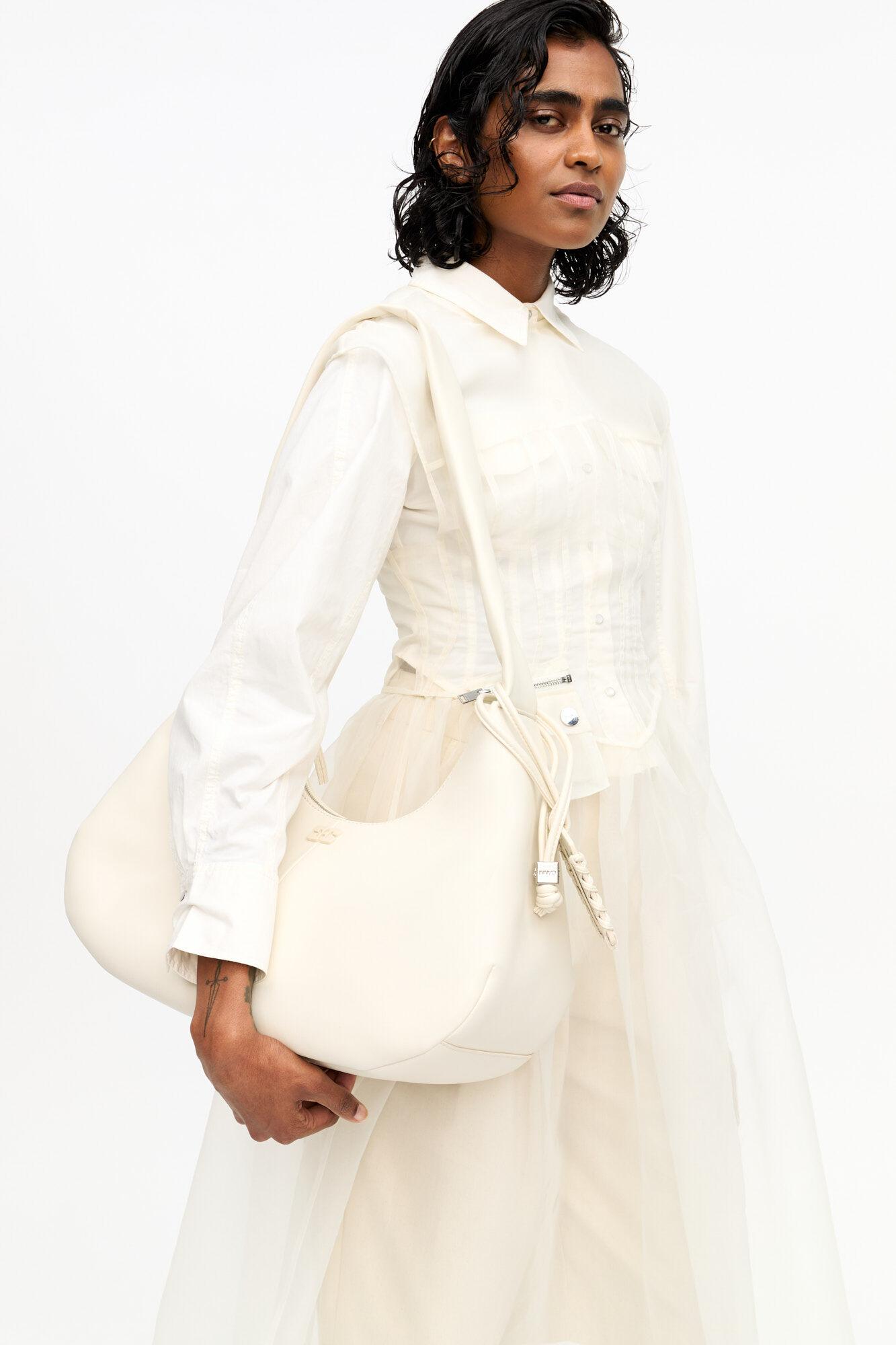 Ivory Medium Hobo Bag Product Image