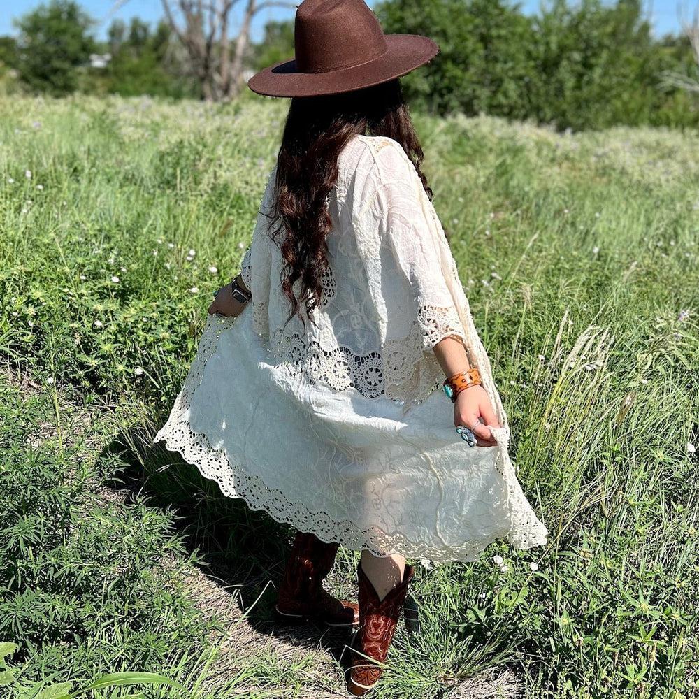 Cream Bohemian Goddess Kimono* Product Image