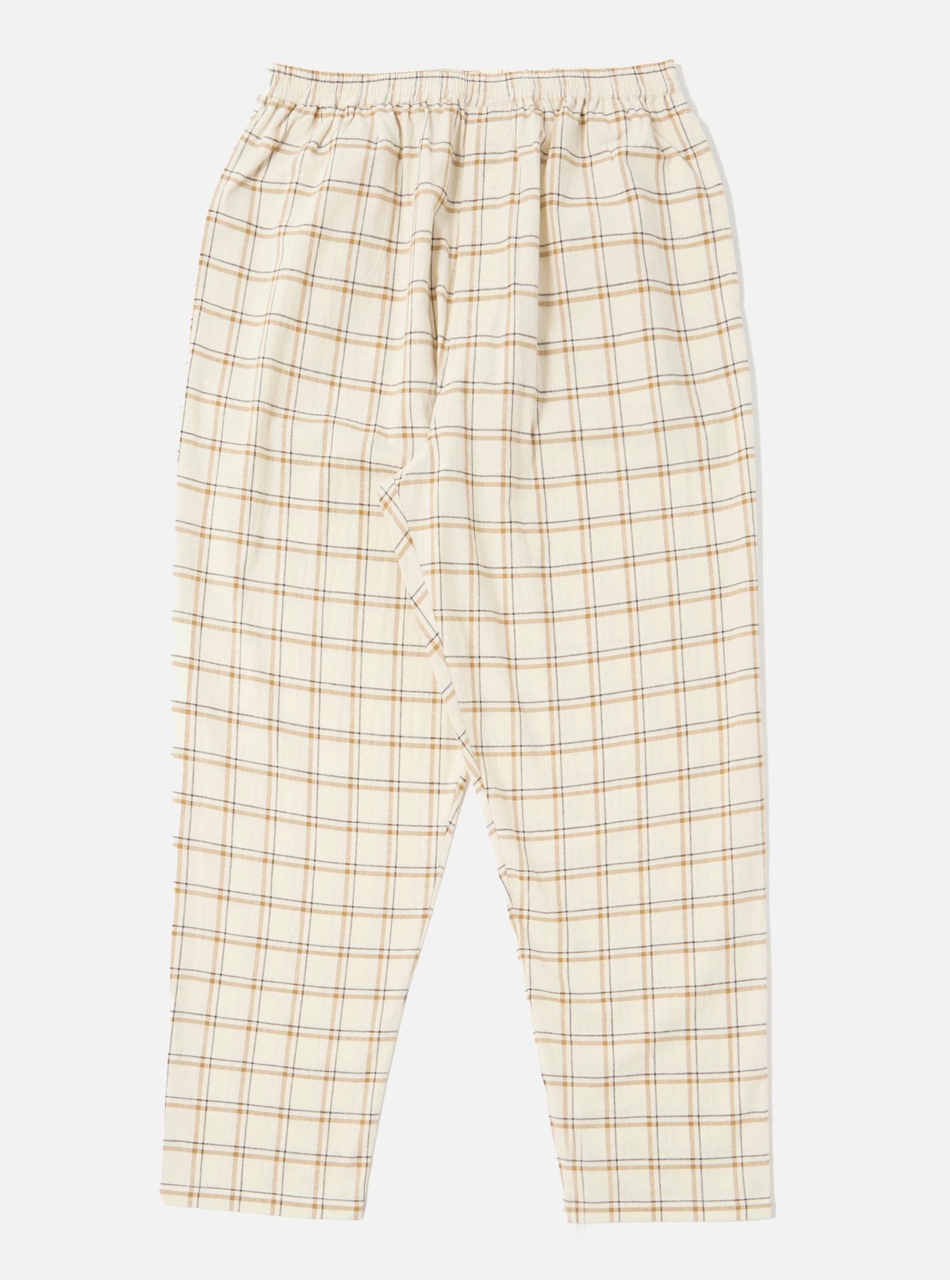 Pyjama Pant in Ecru PJ Plaid Product Image