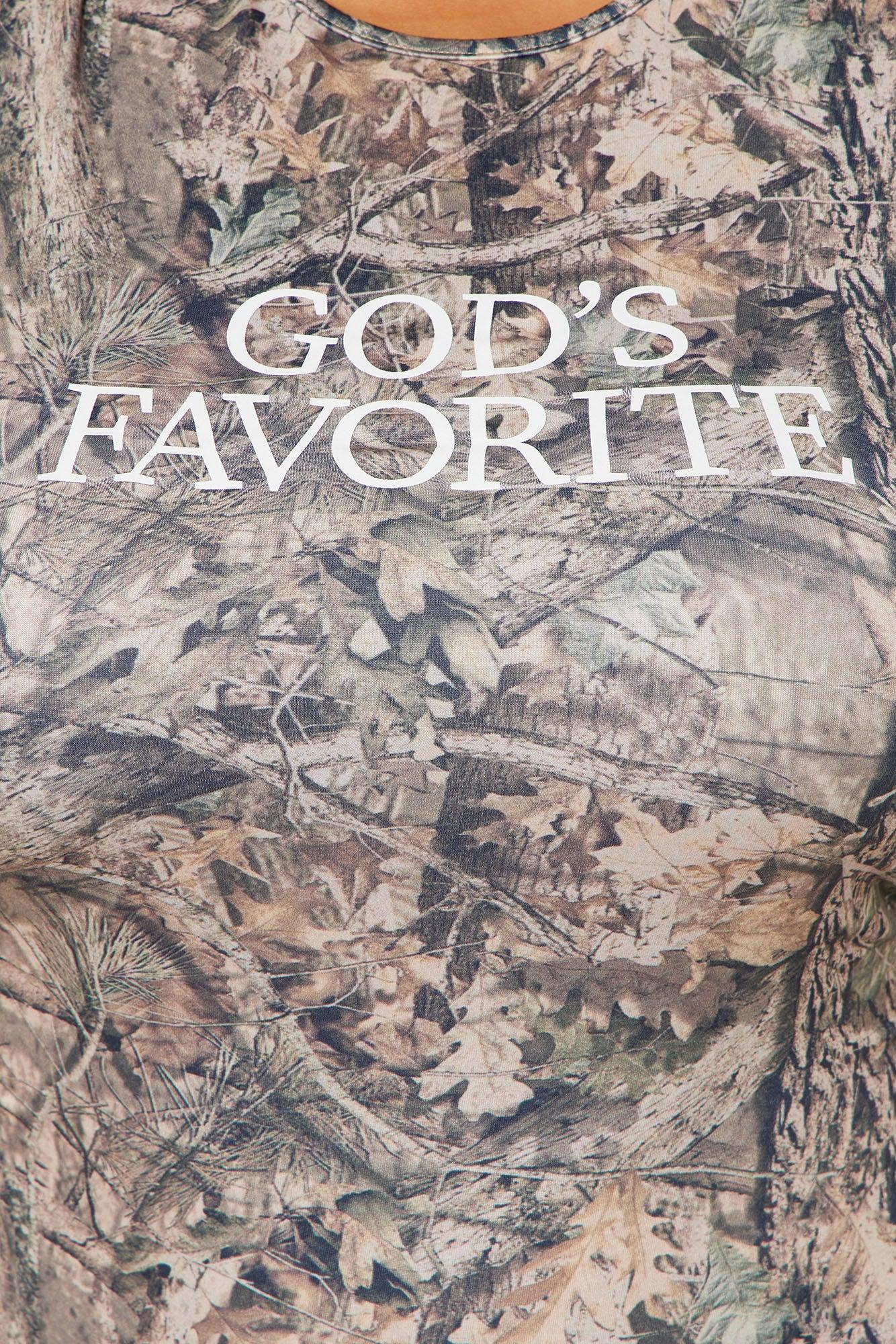 Gods Favorite Camo Mini Tshirt Dress - Camouflage Female Product Image