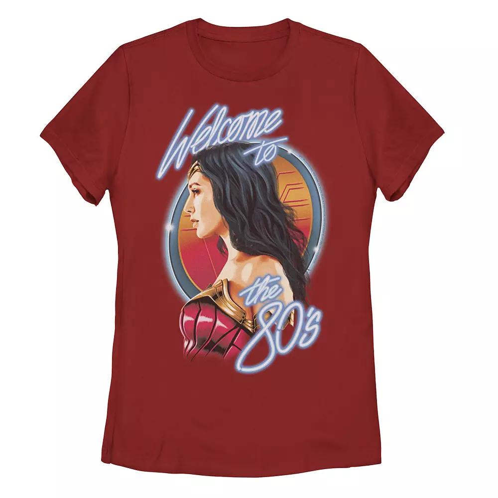 Juniors' DC Comics Wonder Woman Welcome To The 80s Retro Graphic Tee, Girl's,  Product Image