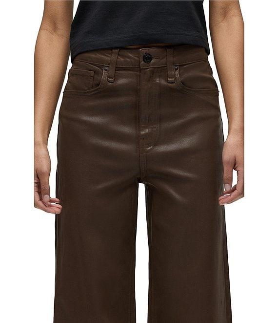 Hudson Jeans Jodie Coated Denim High Rise Wide Leg Jean Product Image