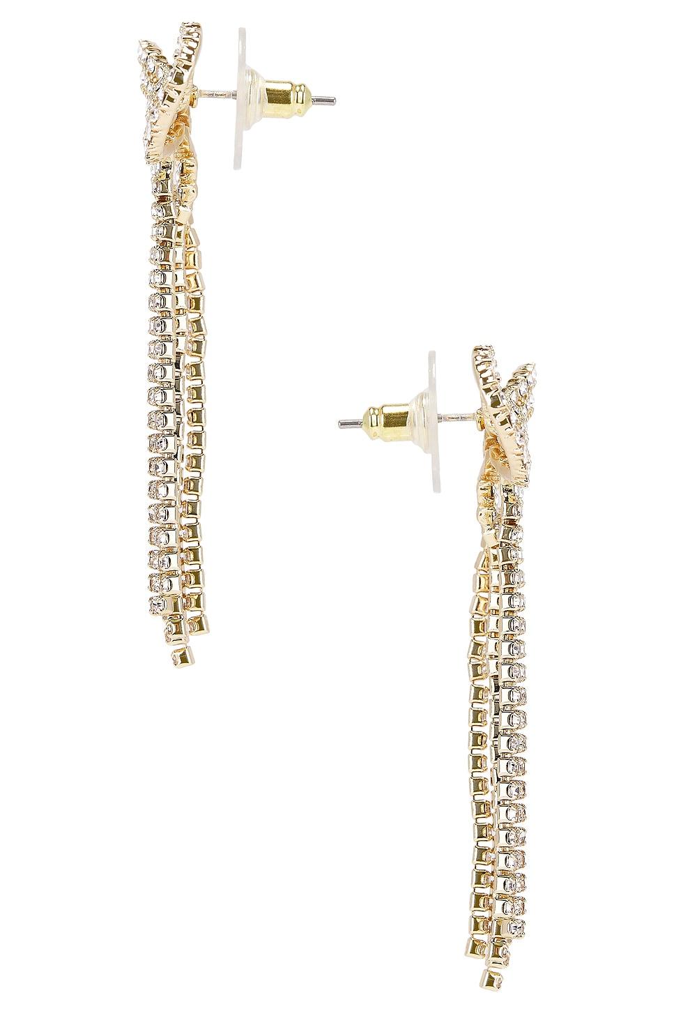 Nicci Earrings in Rhinestone BaubleBar Product Image
