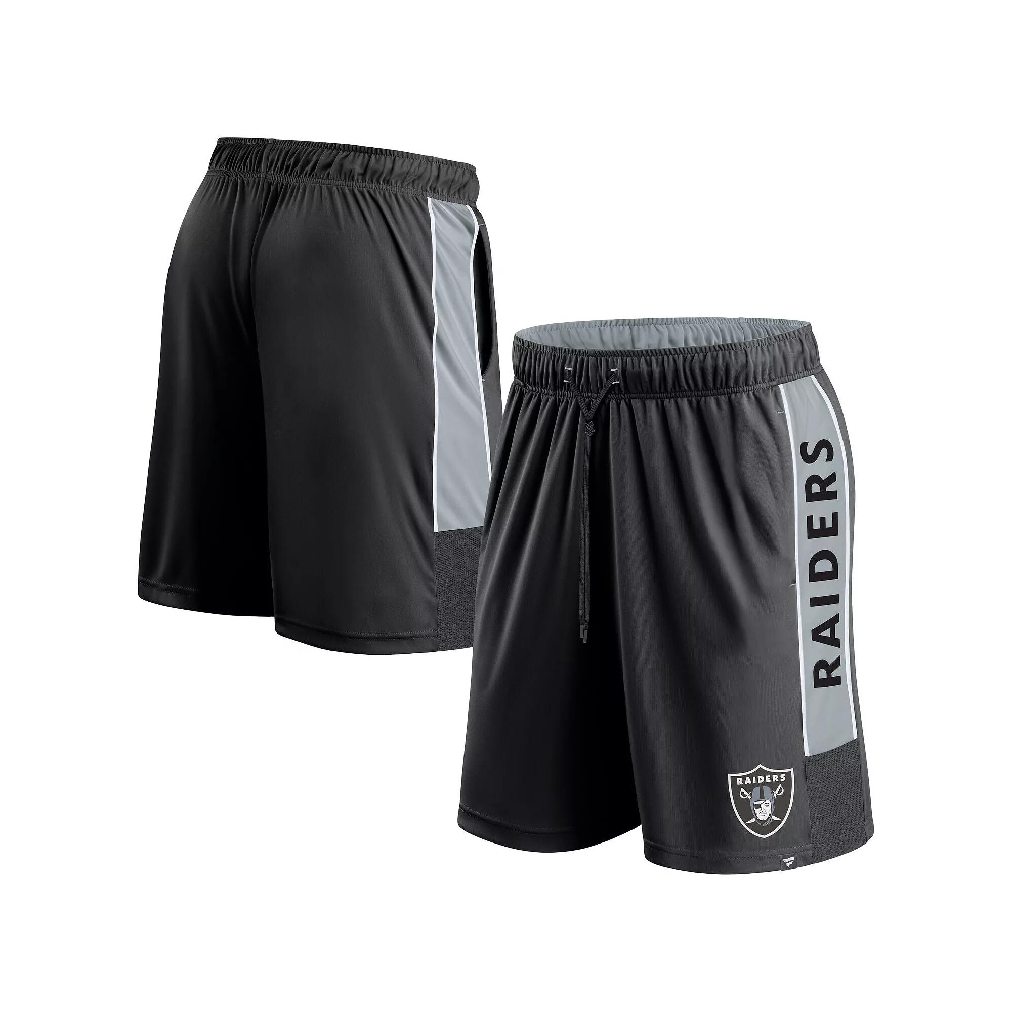 Men's Black Las Vegas Raiders Win The Match Shorts,  Product Image