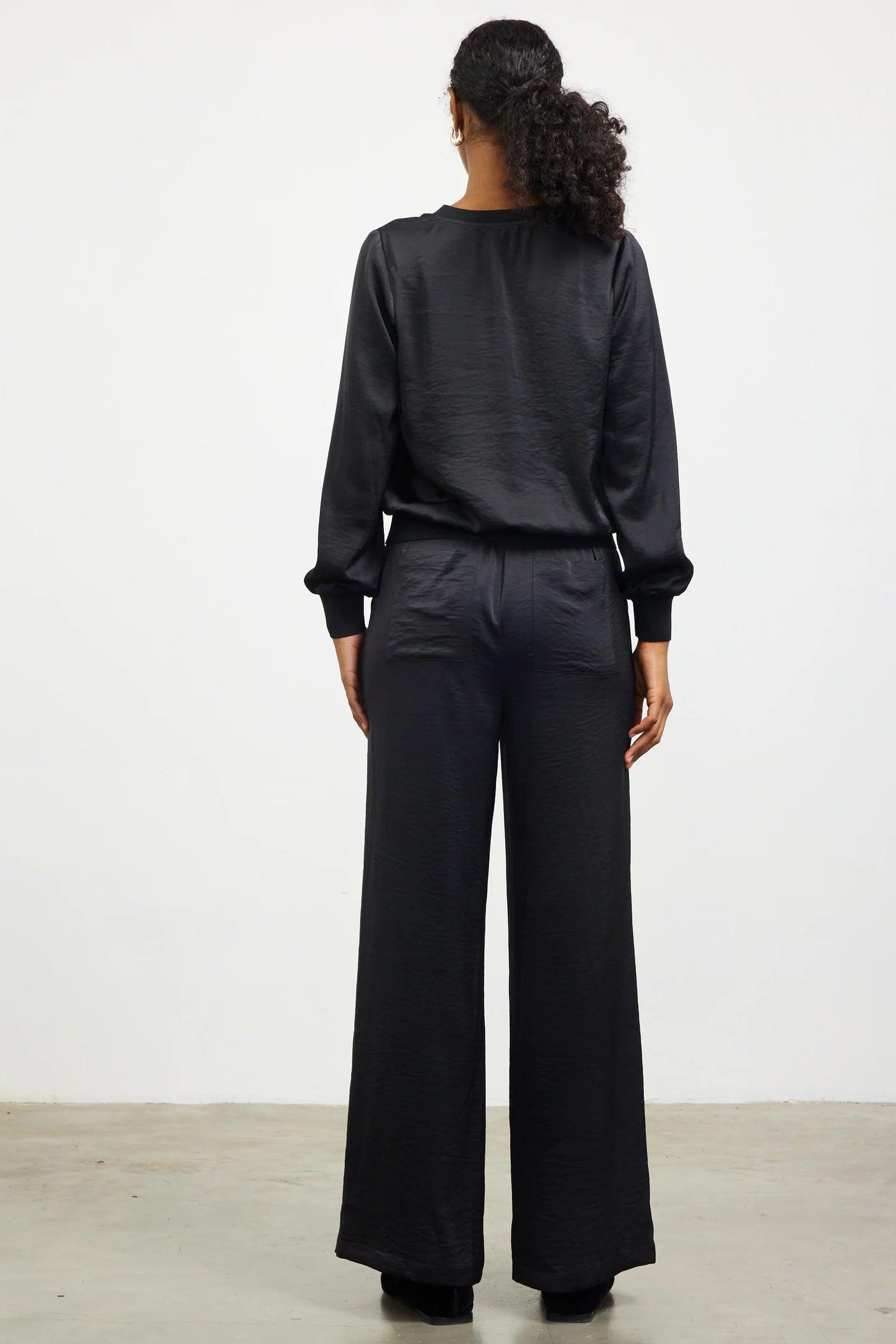 Rib Band Long Sleeve Top Product Image