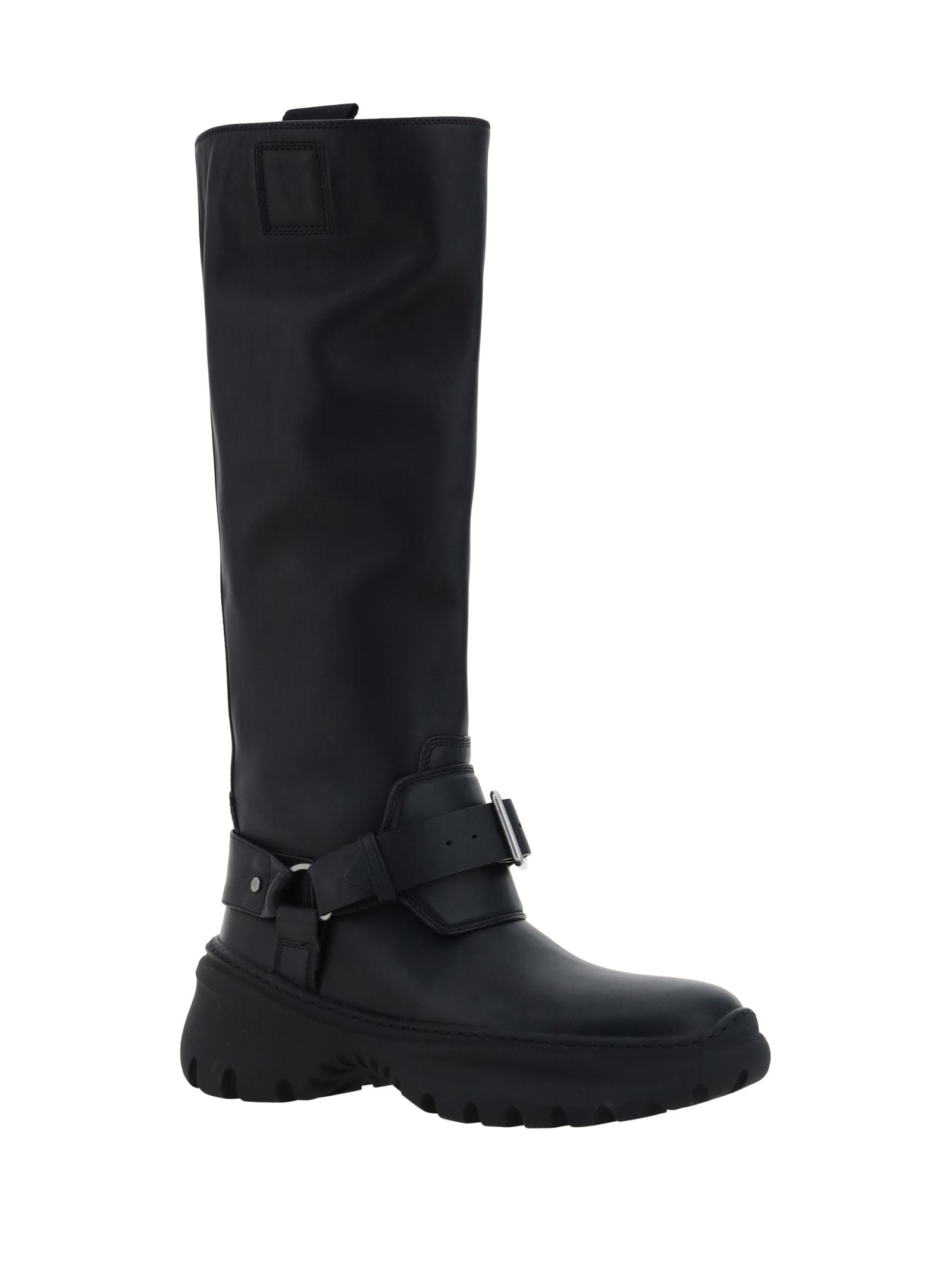 BURBERRY 40mm Lf Stomp High Boots In Black Product Image