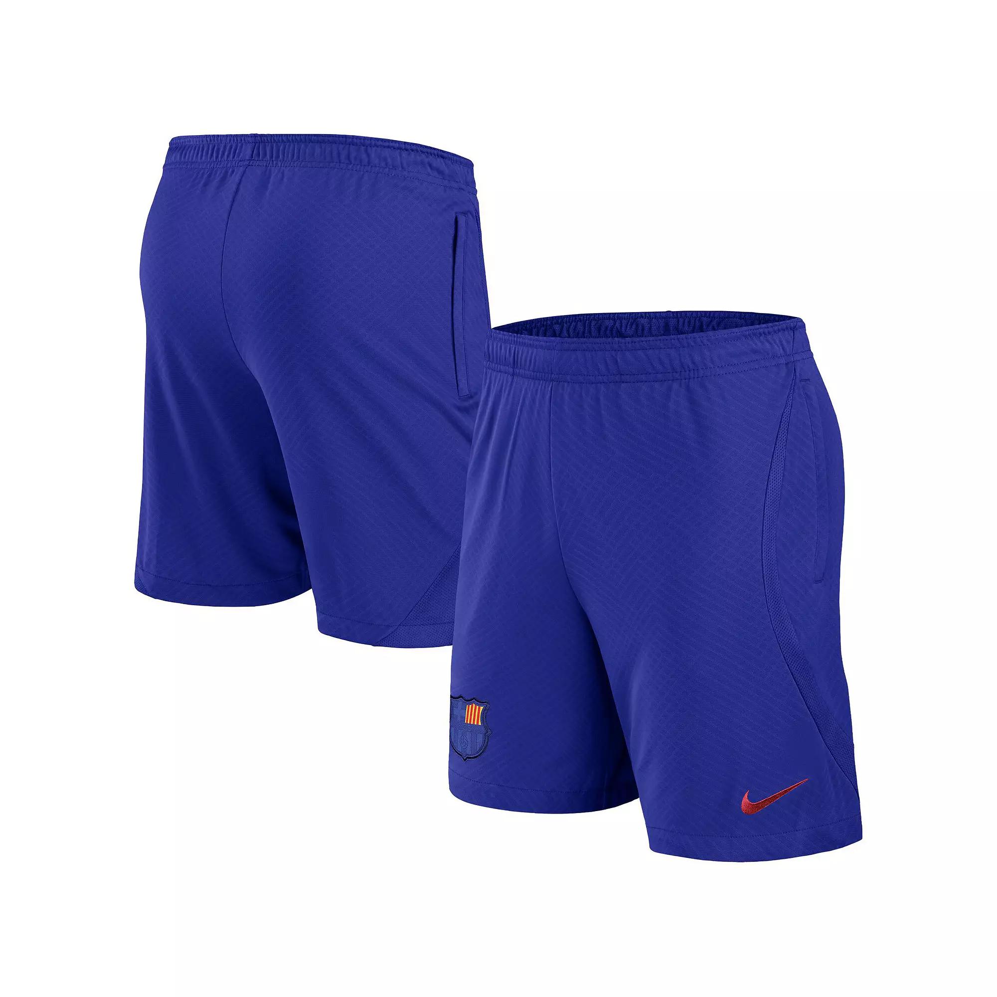 Men's Nike Blue Barcelona Strike Performance Shorts, Size: XL, Bar Blue Product Image