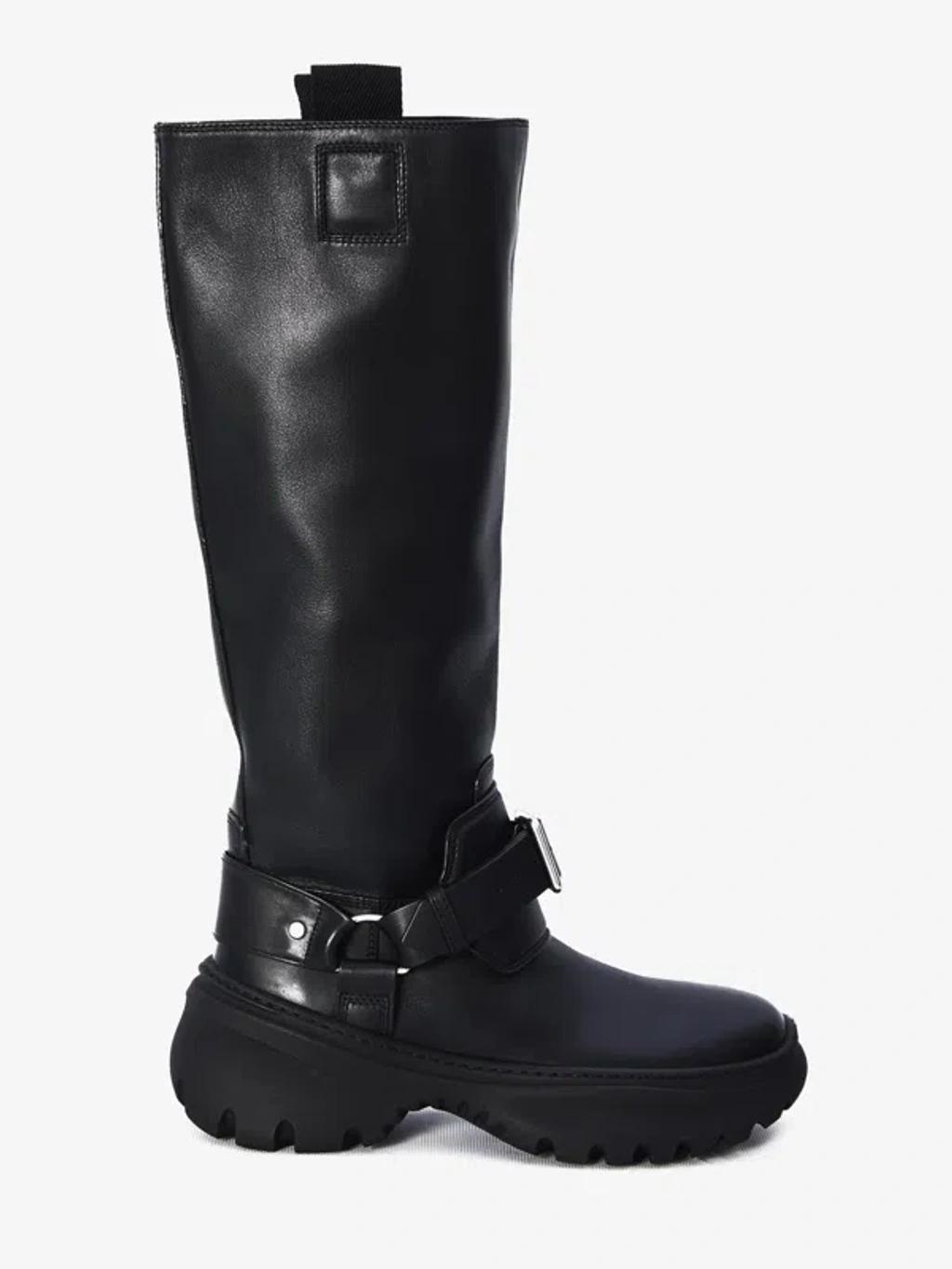 BURBERRY 40mm Lf Stomp High Boots In Black Product Image