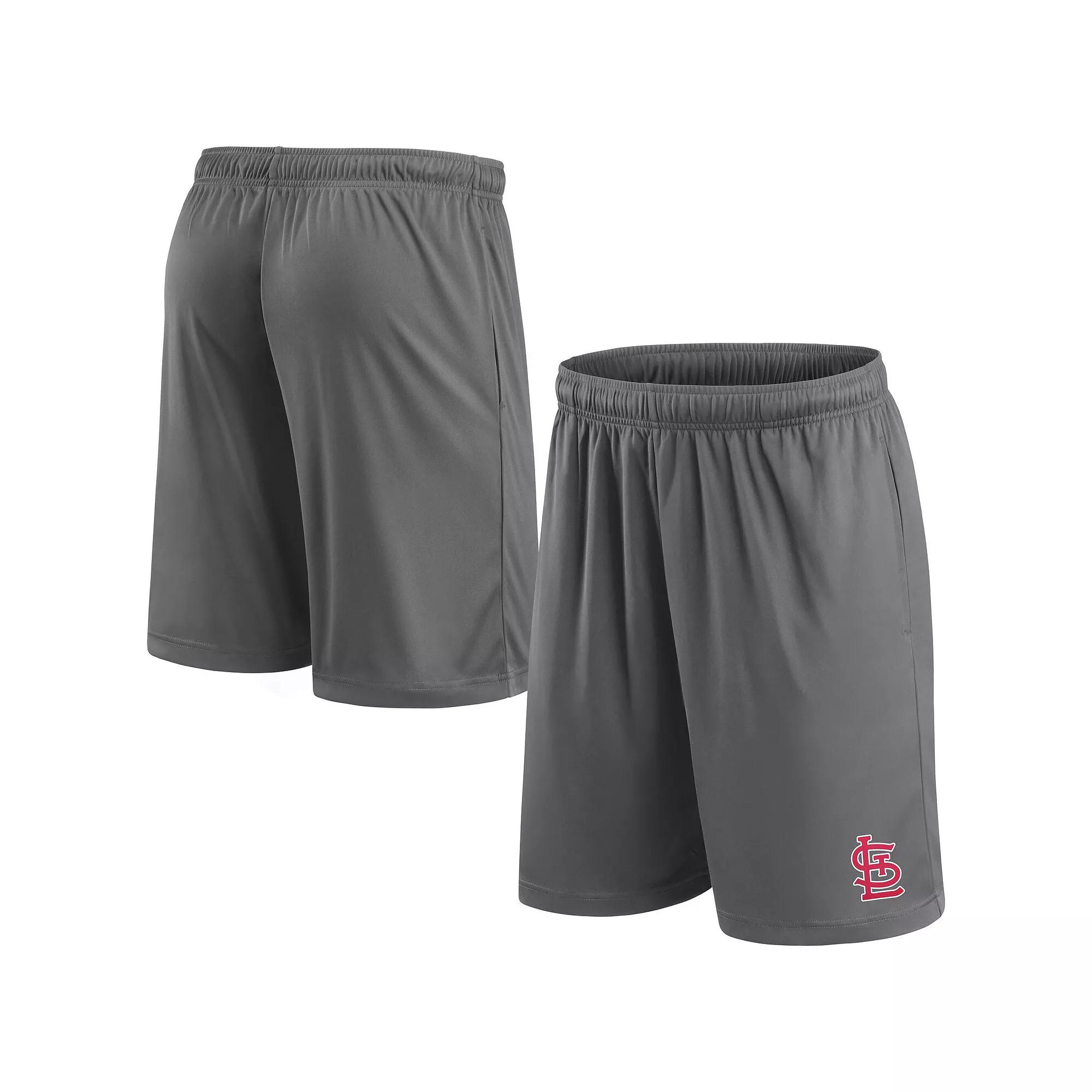 Men's Fanatics Gray Houston Astros Primary Logo Shorts, Size: Small, Grey Product Image