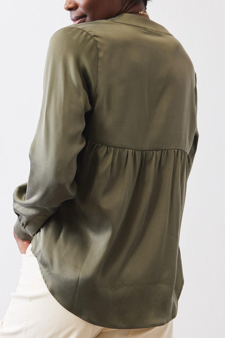 Not Too Loose Silk Blouse Product Image