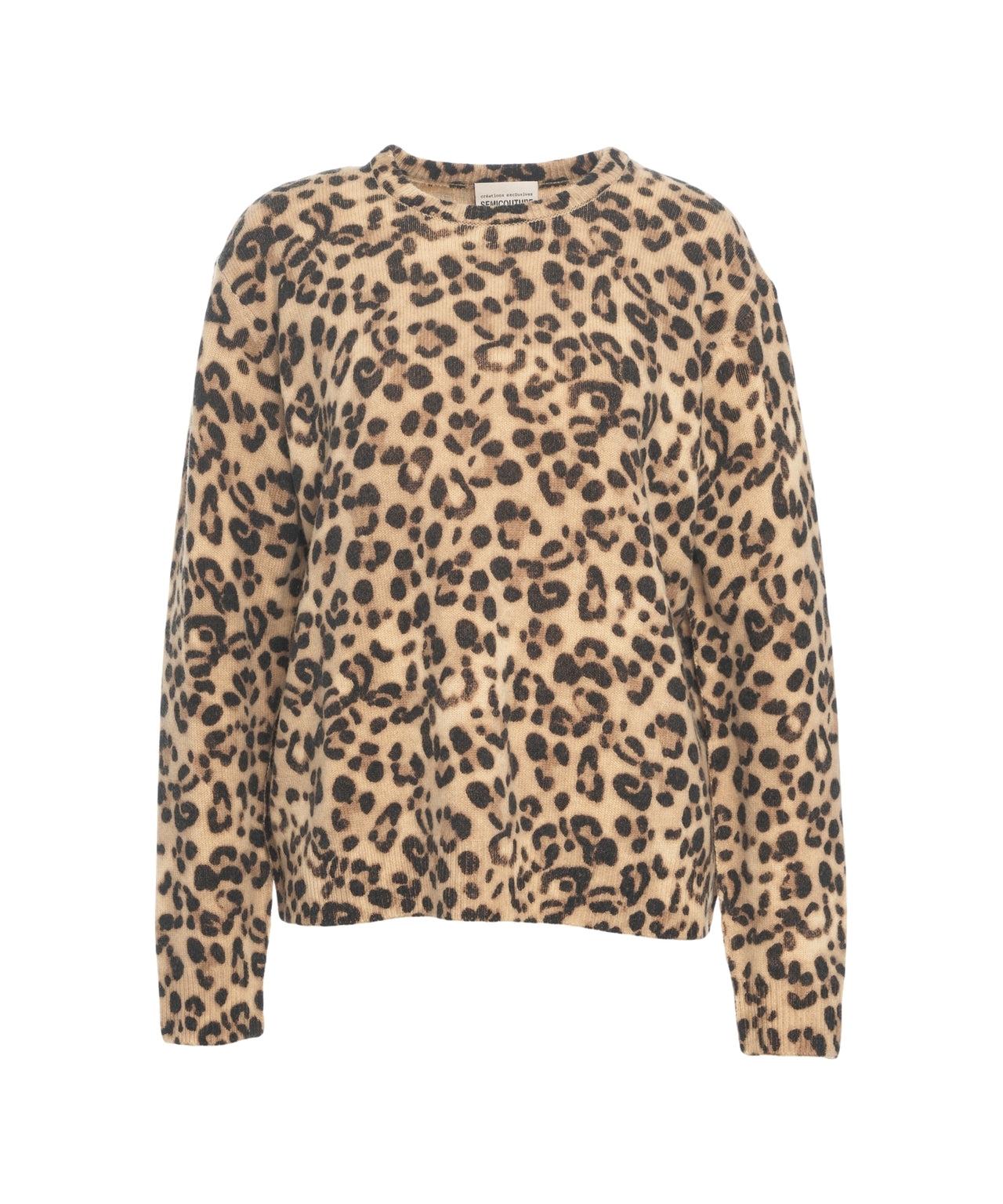 Sweater with Animal Print Product Image