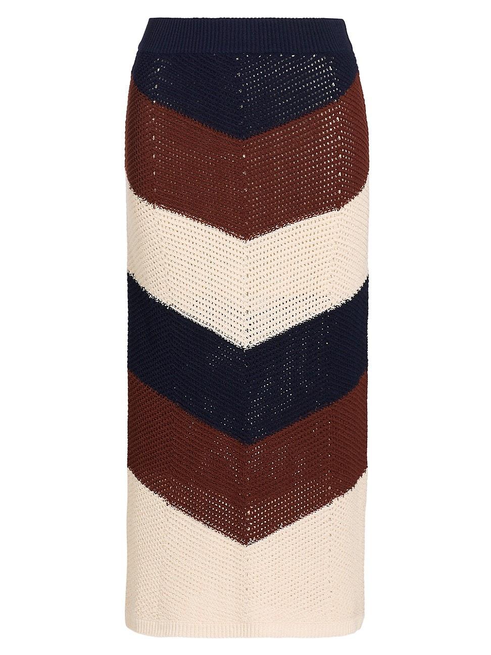 Womens Tia Knit Midi-Skirt Product Image