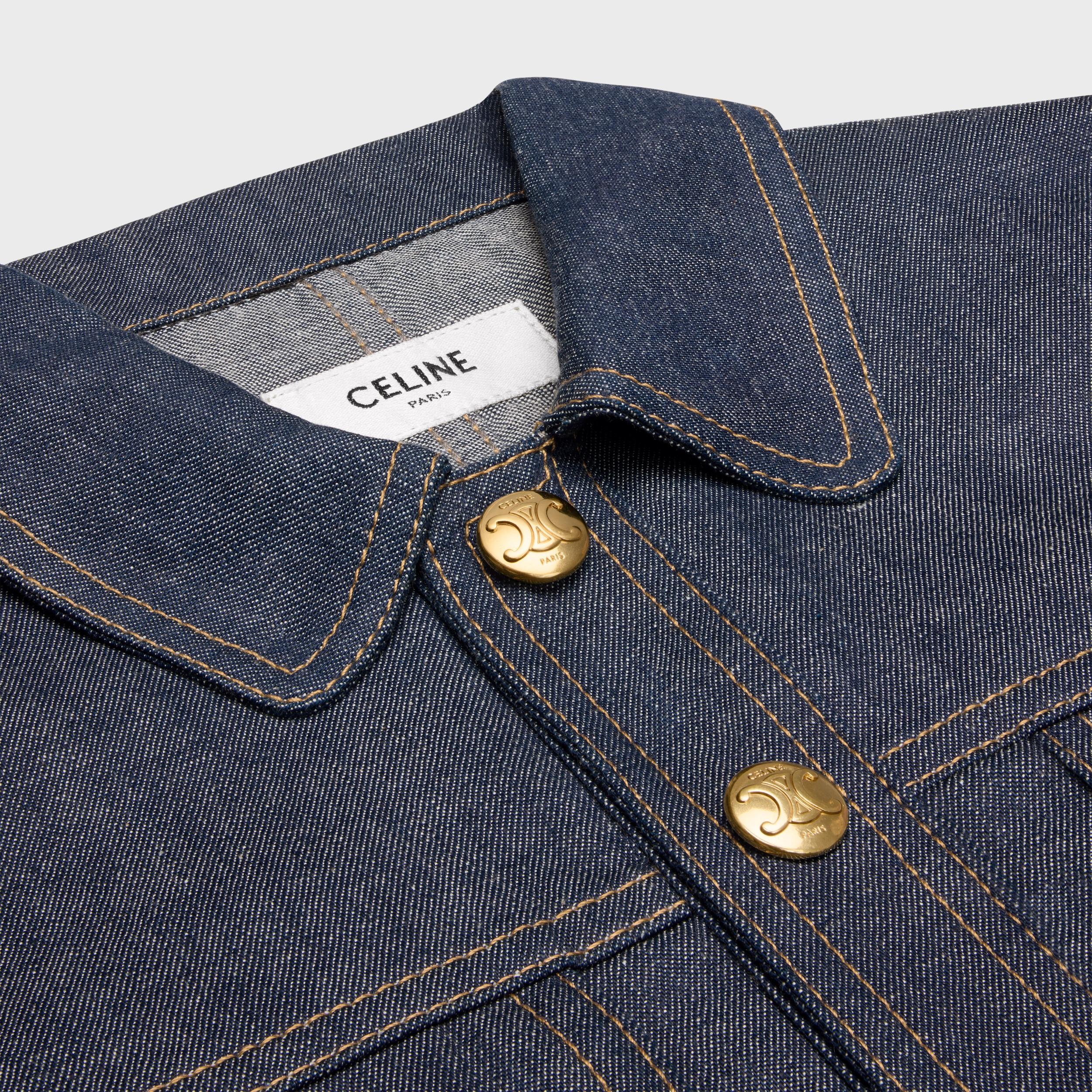 mini dress in raw wash denim Product Image