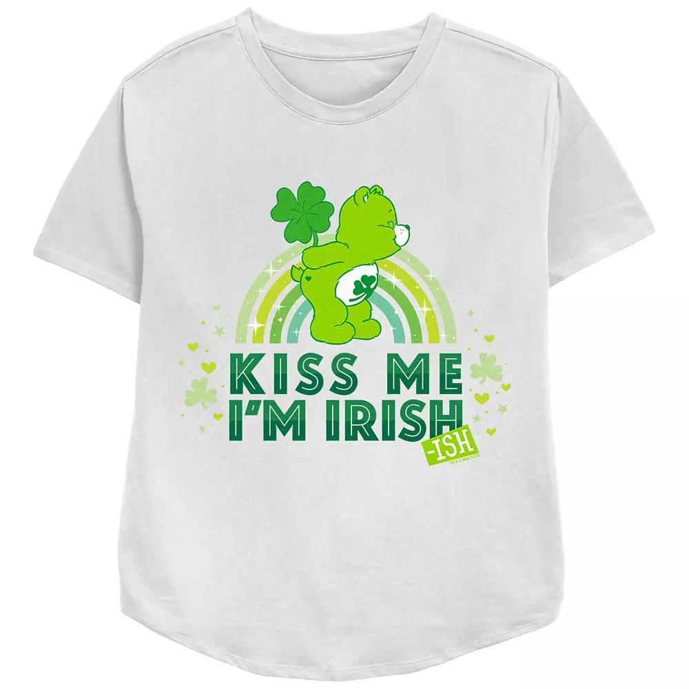 Women's Care Bears Kiss Me I'm Irish Graphic Tee, Girl's,  Product Image