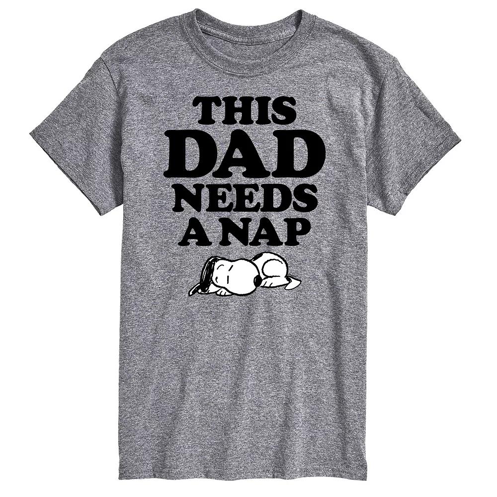 Men's Peanuts This Dad Needs A Nap Graphic Tee,  Product Image