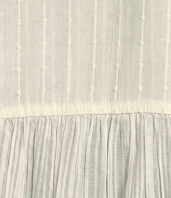 Westbound Petite Size Roll Tab 3/4 Sleeve Point Collar Henley Top Product Image