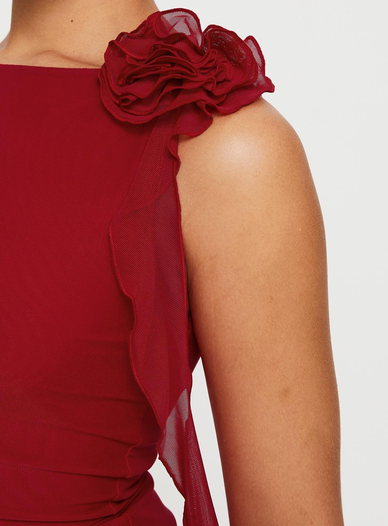 Lorello Mini Dress Red Product Image