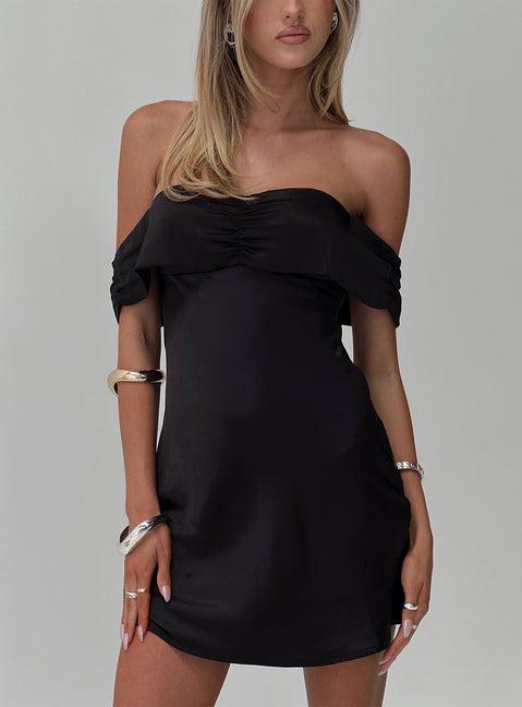 Sadee Mini Dress Black Product Image