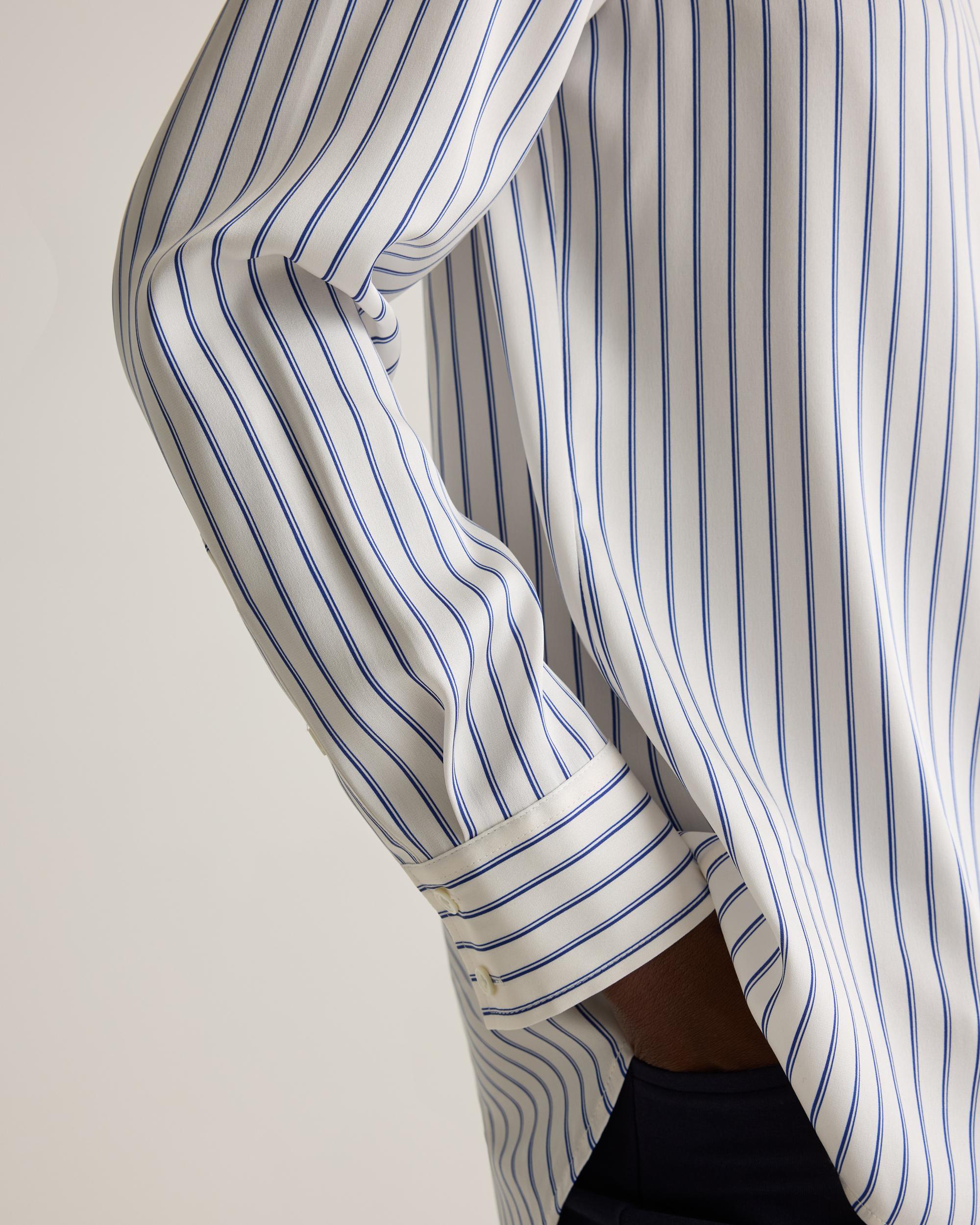 Quince | Women's Washable Stretch Silk Notch Collar Blouse Product Image