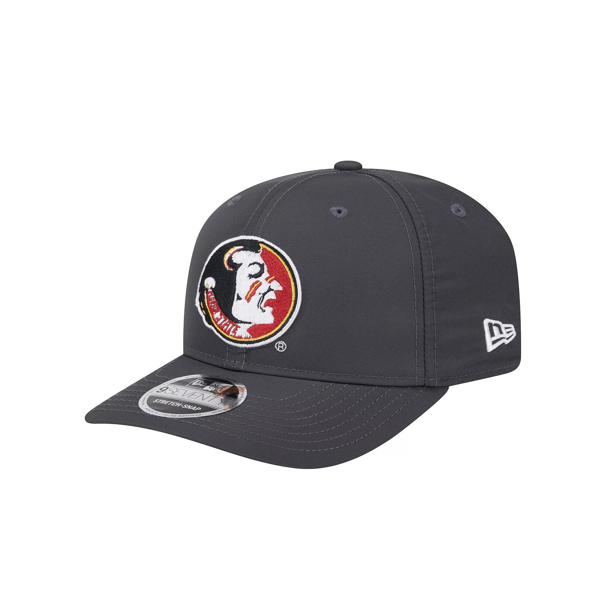 Men's New Era Charcoal Florida State Seminoles 9SEVENTY Stretch-Snap Hat Product Image