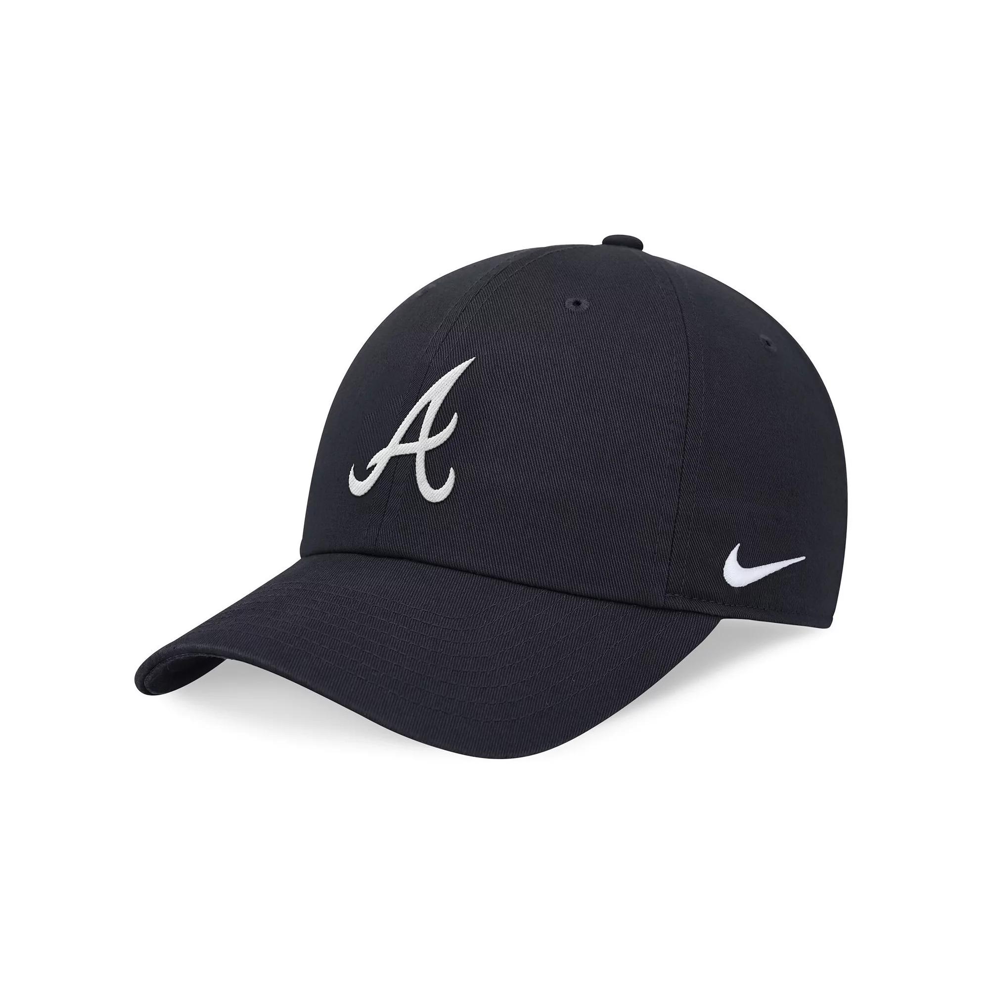 Men's Nike Navy Atlanta Braves Club Adjustable Hat,  Product Image