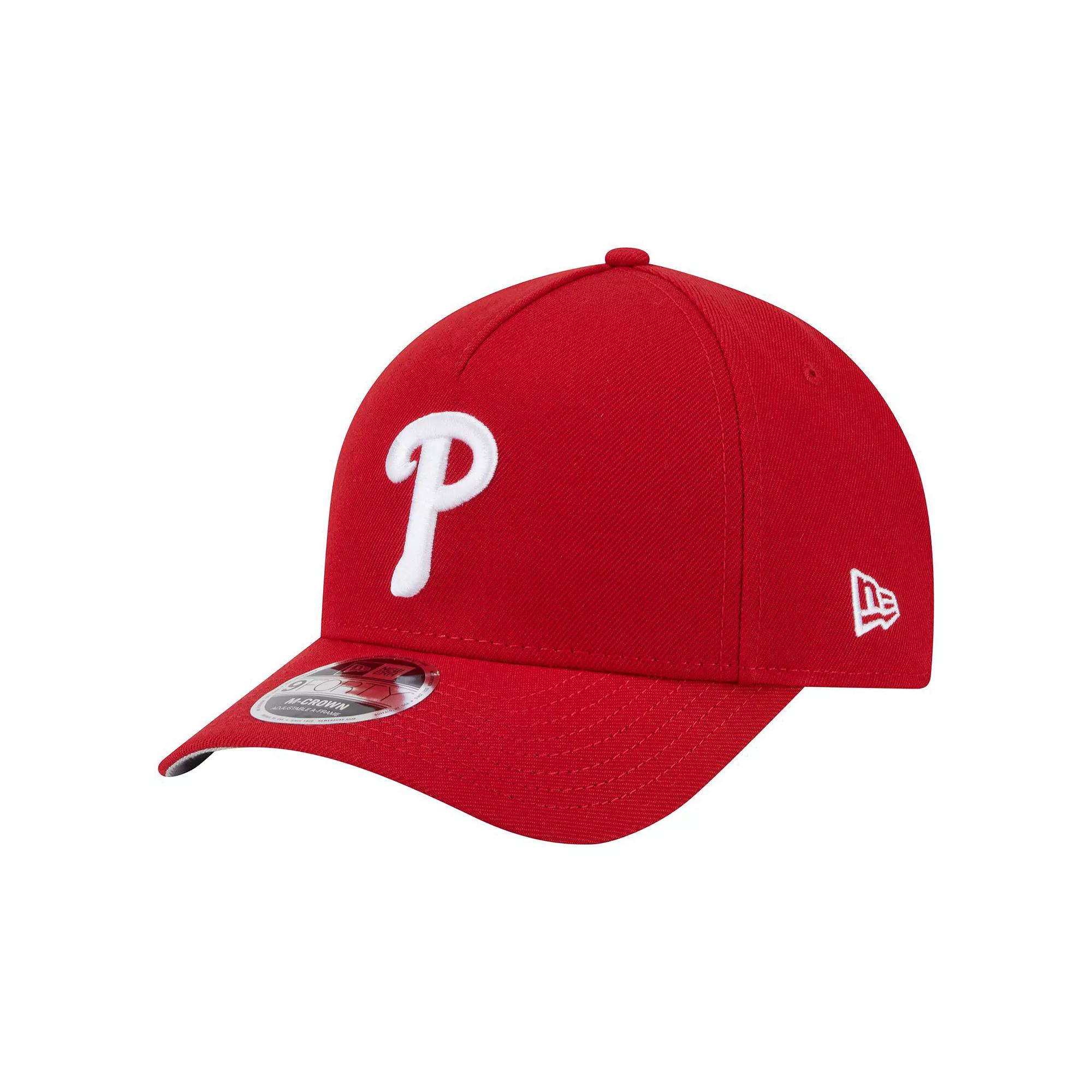 Men's New Era Red Philadelphia Phillies 9FORTY M-Crown Adjustable Hat Product Image