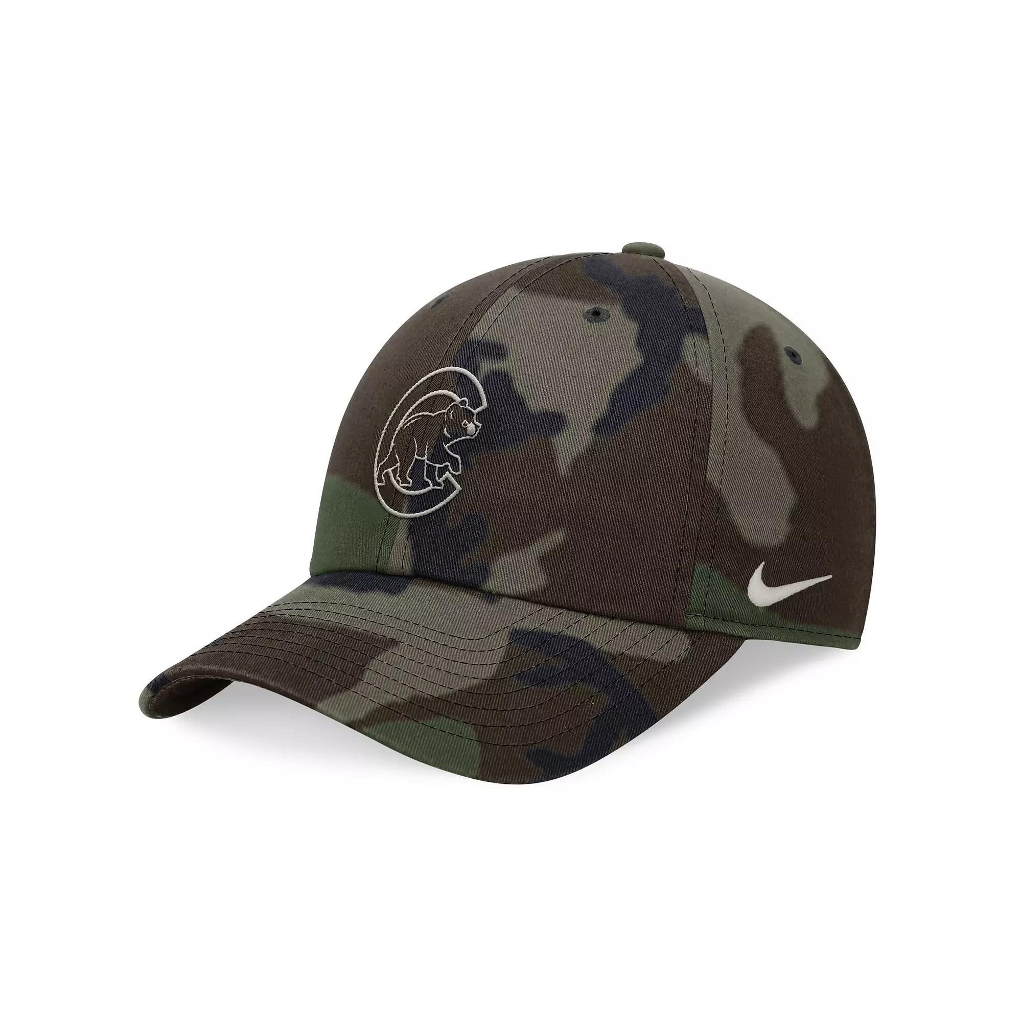 Men's Nike Camo Chicago White Sox Club Adjustable Hat, Size: Medium/Large, Green Product Image